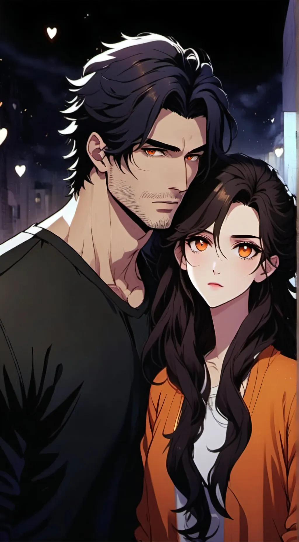 ai character: darick,dallna  background