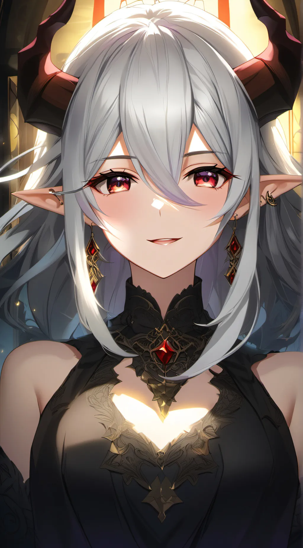 ai character: Luna background