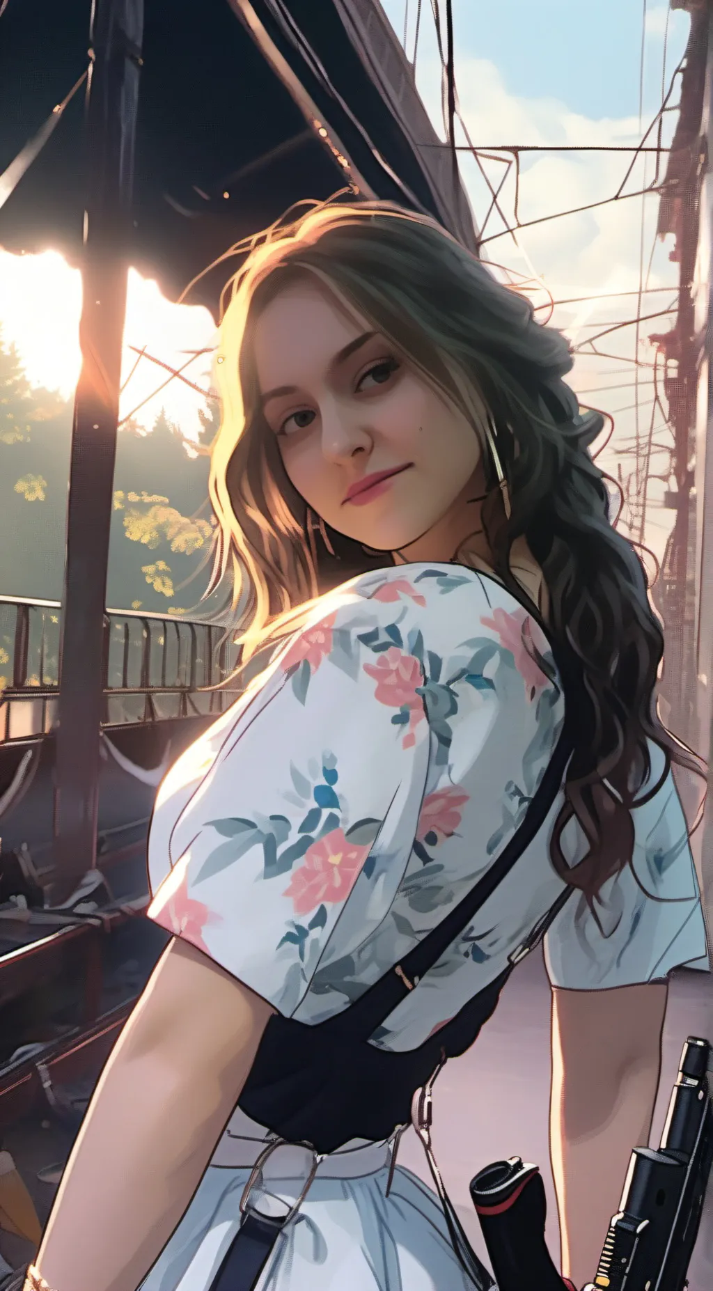 ai character: Rae background