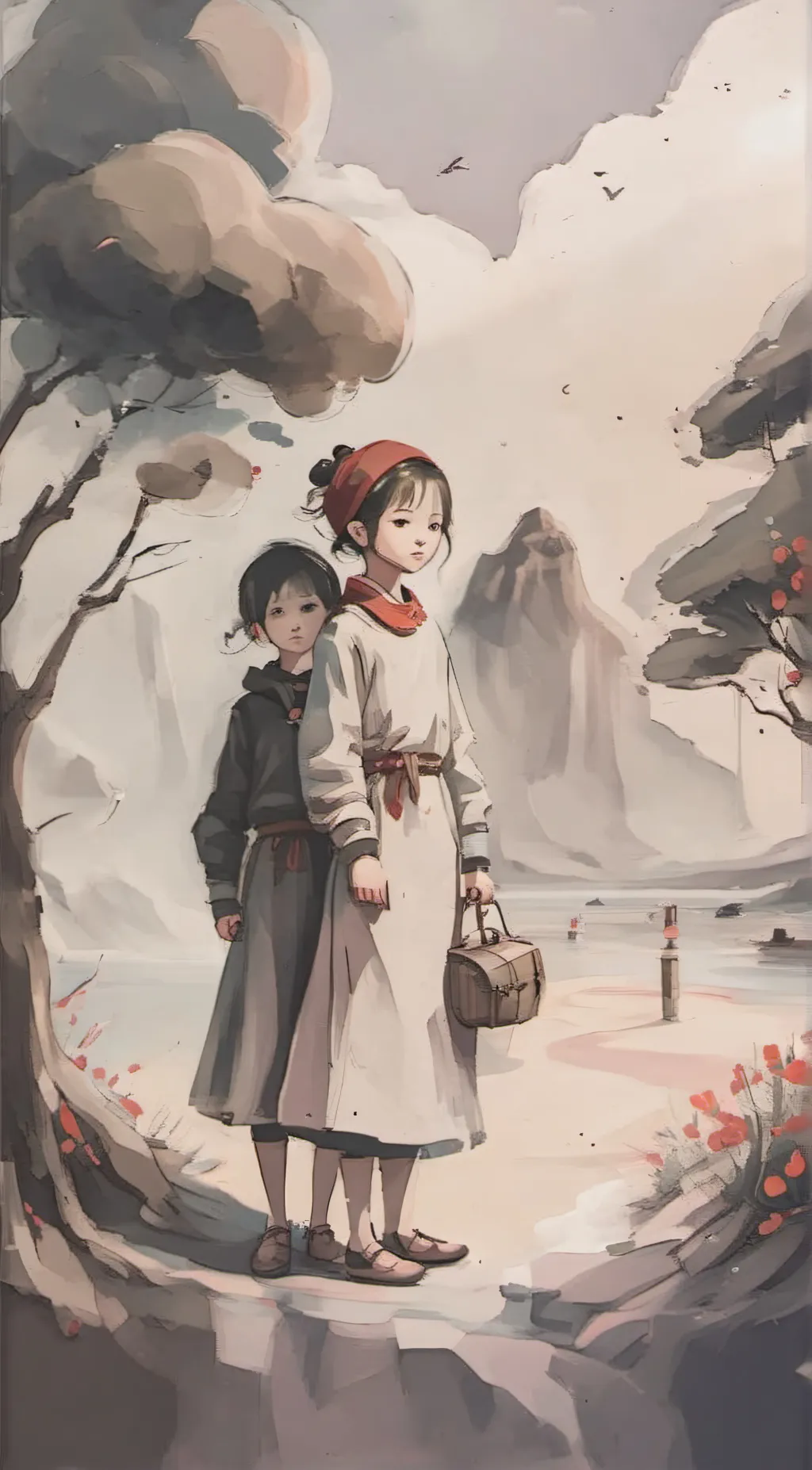 ai character: mia and liam background