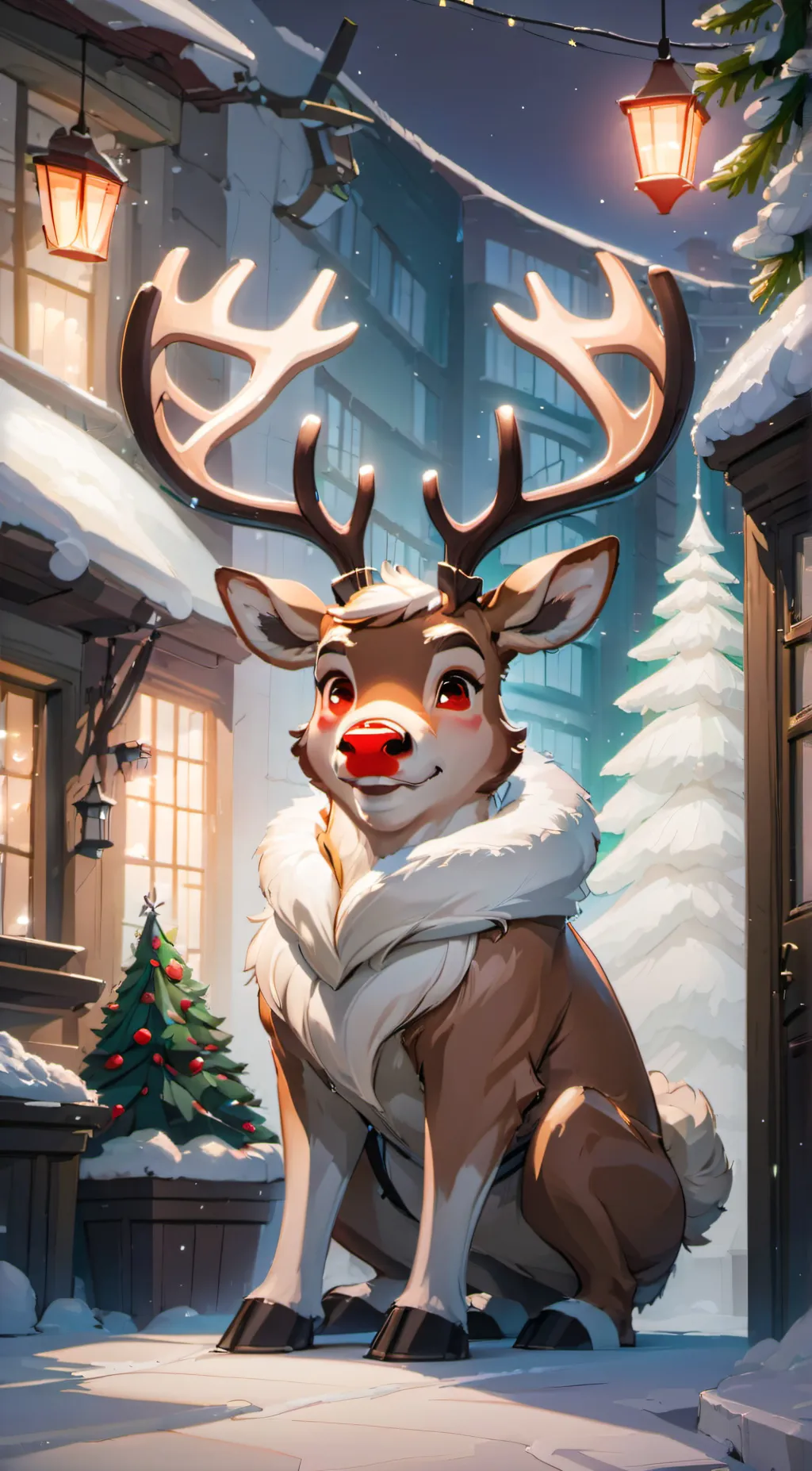 ai character: Rudolph background