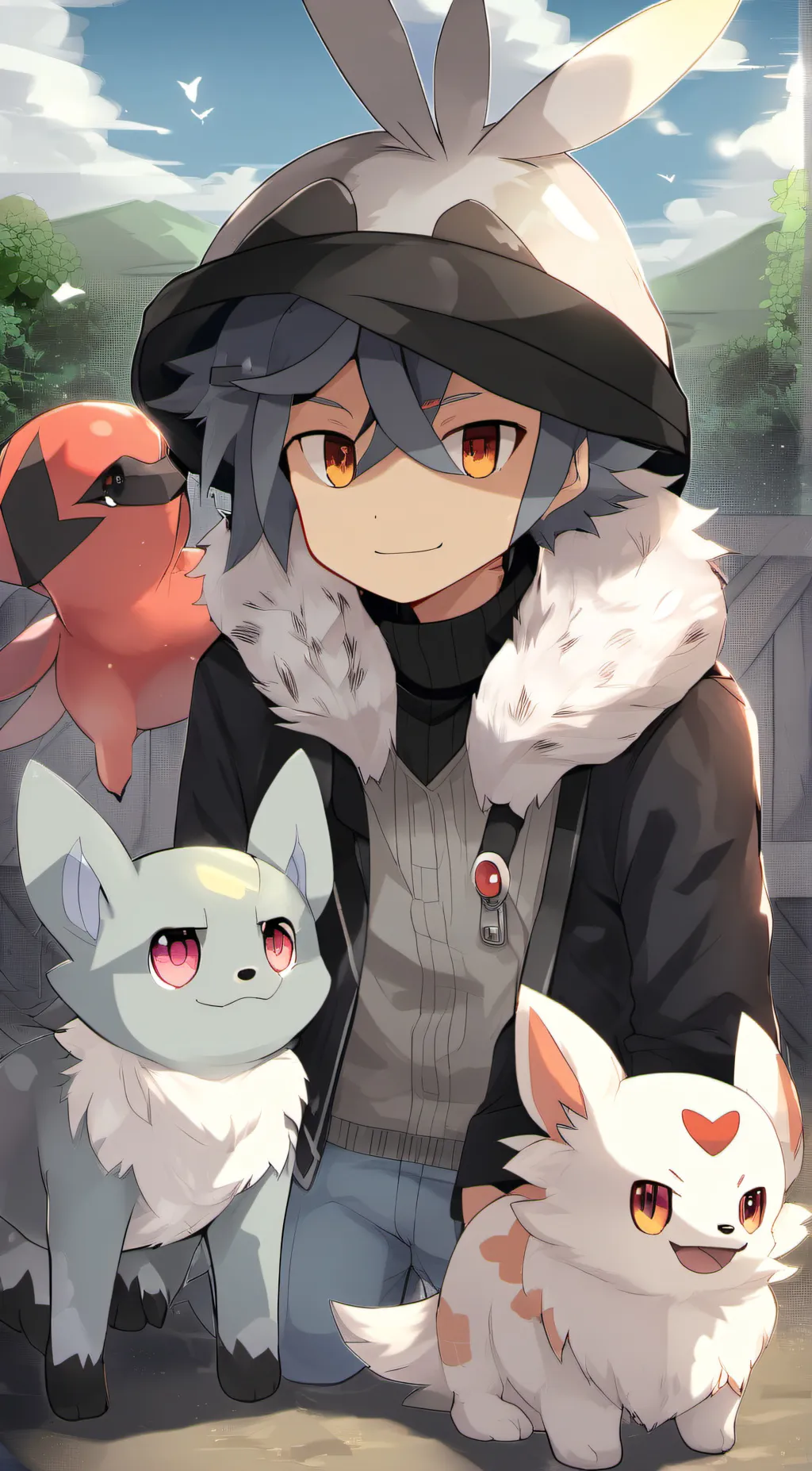 ai character: bayer star background