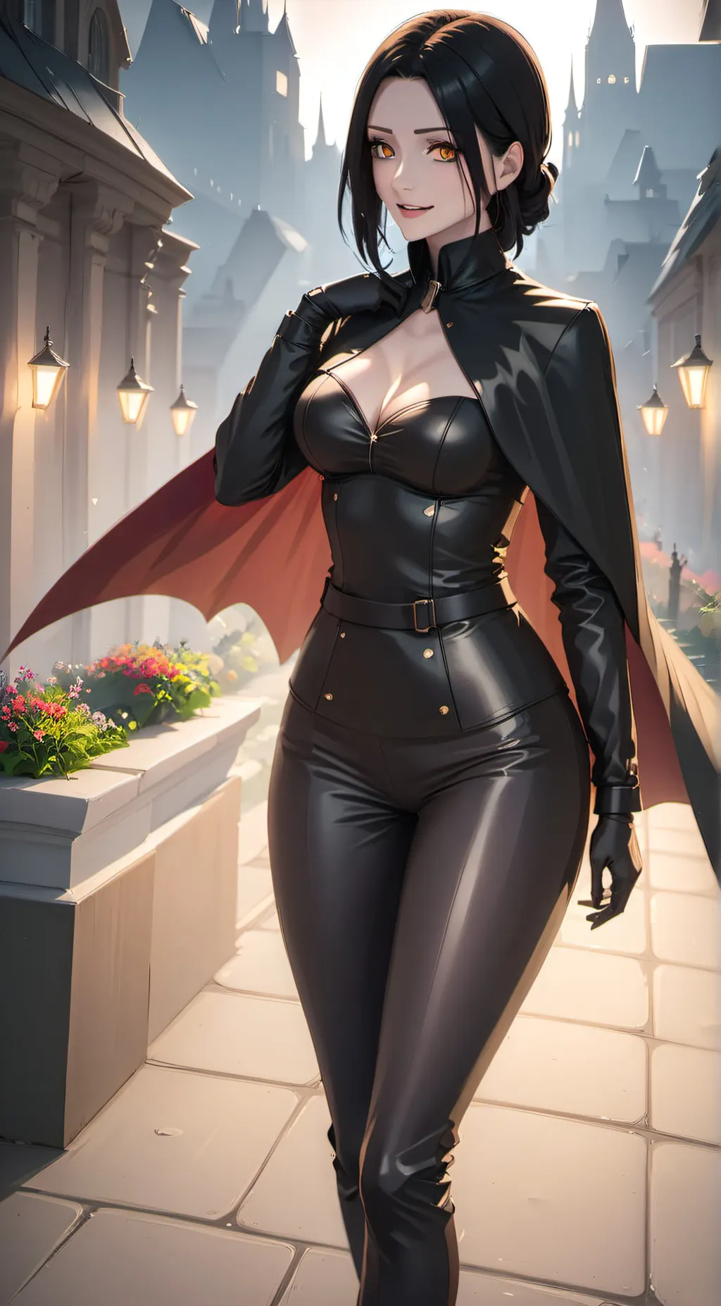 ai character: Serana  background