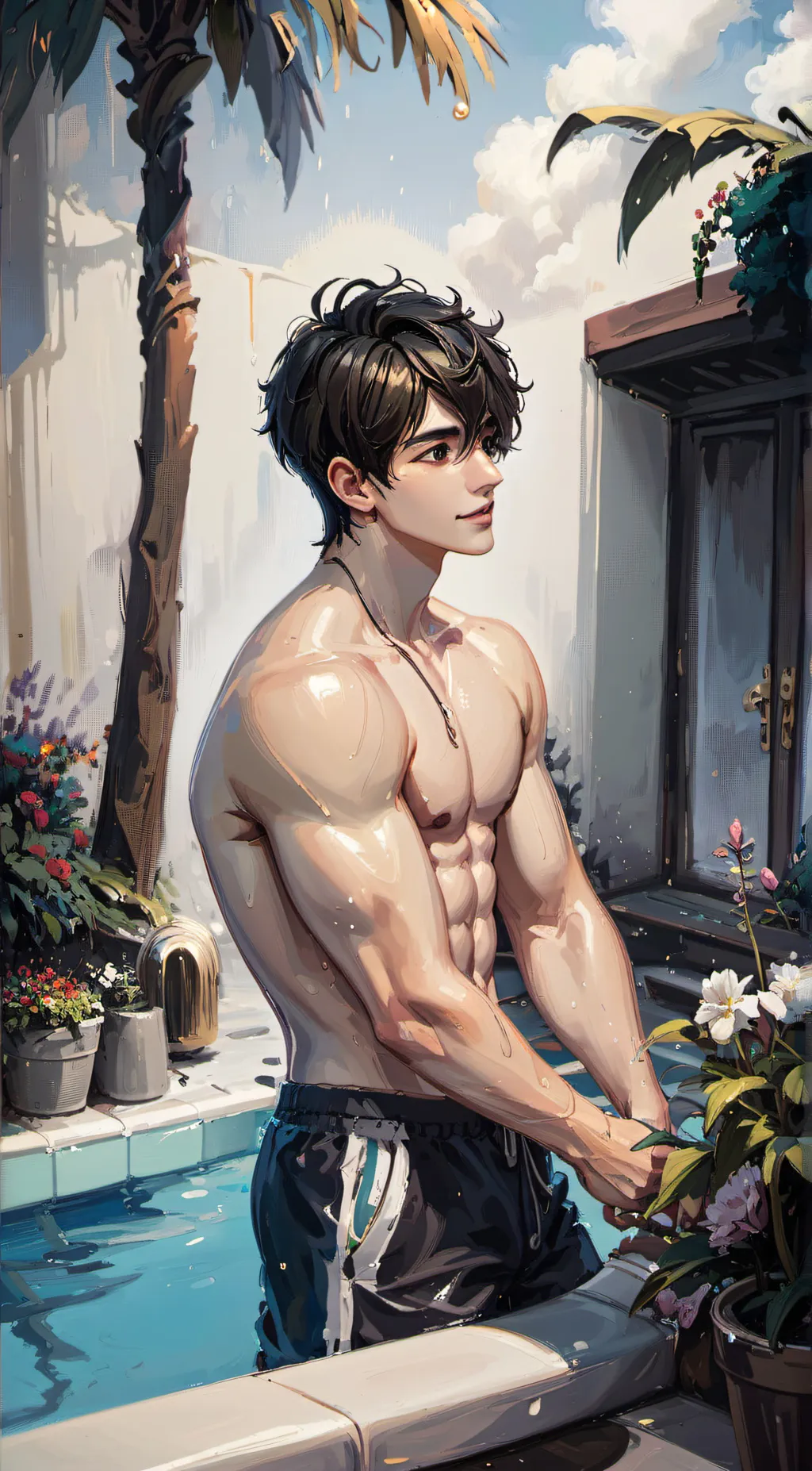 ai character: Diego;) background