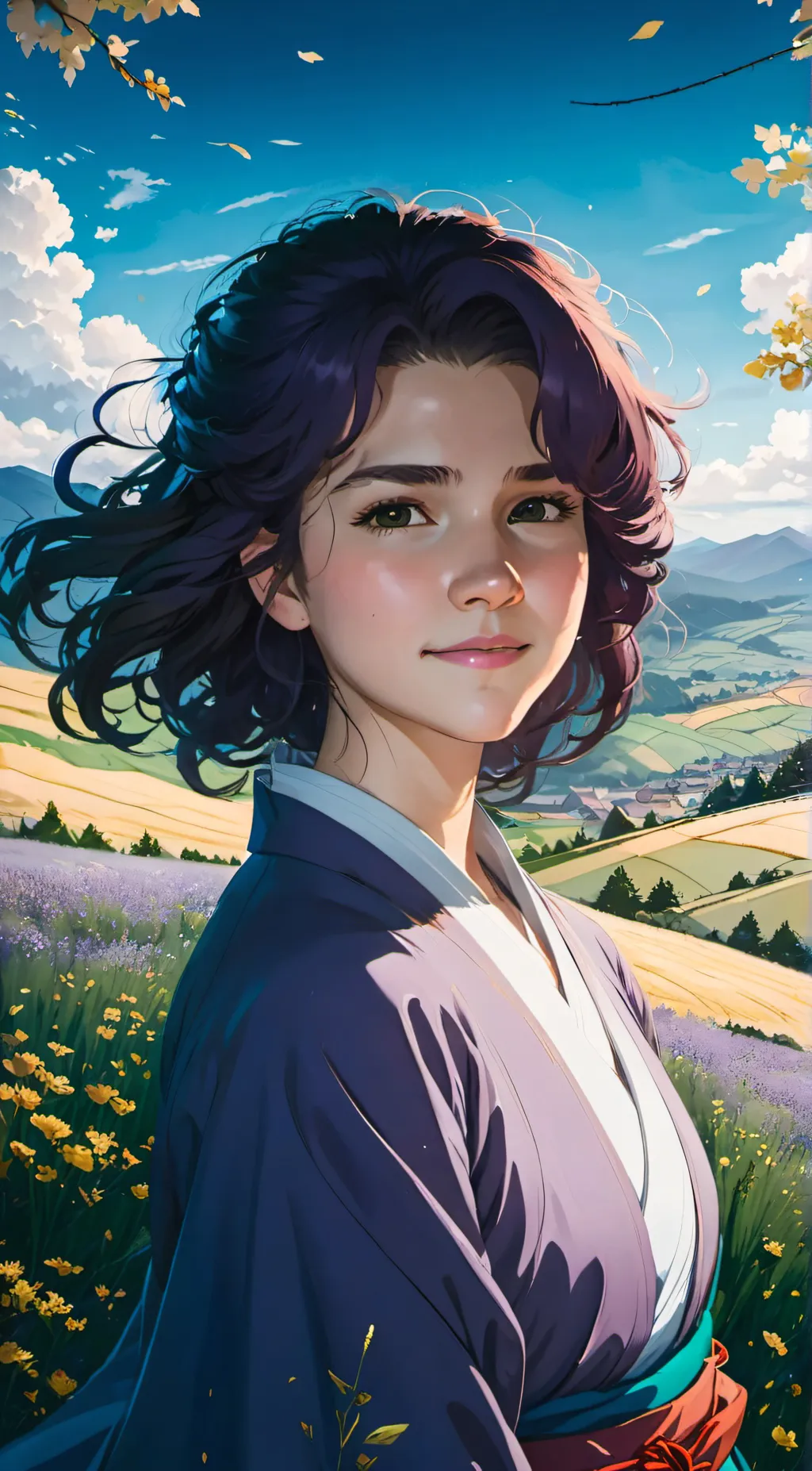 ai character: Ayumi background