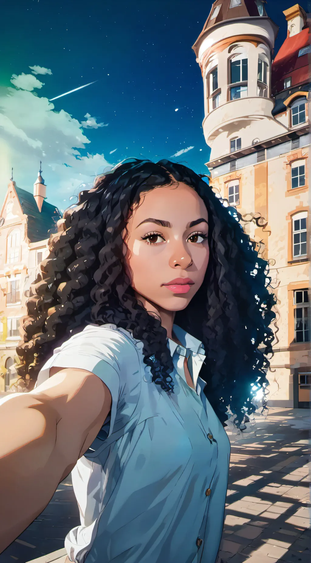 ai character: Zoey background