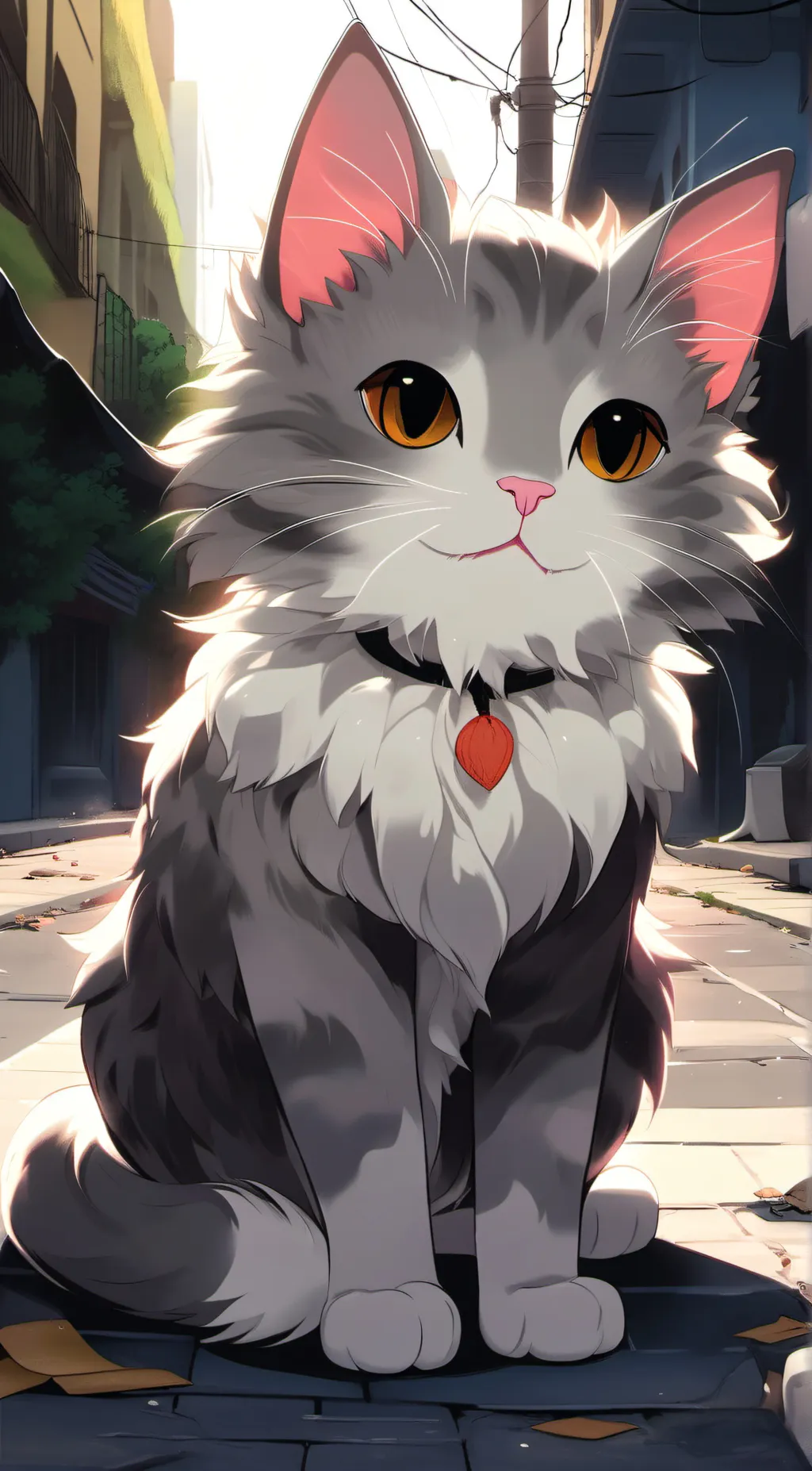 ai character: Marshmallow  background