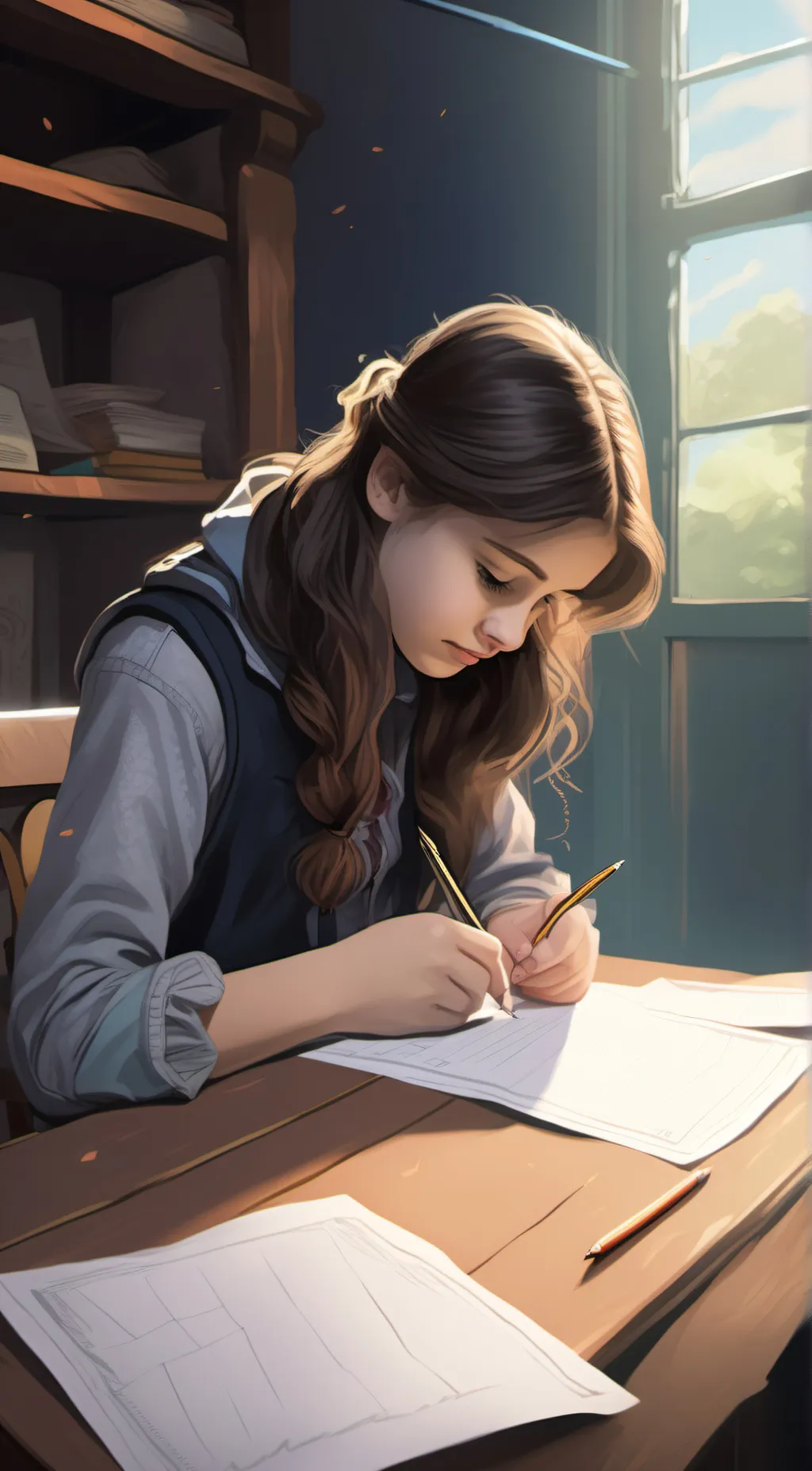 ai character: Lexi background