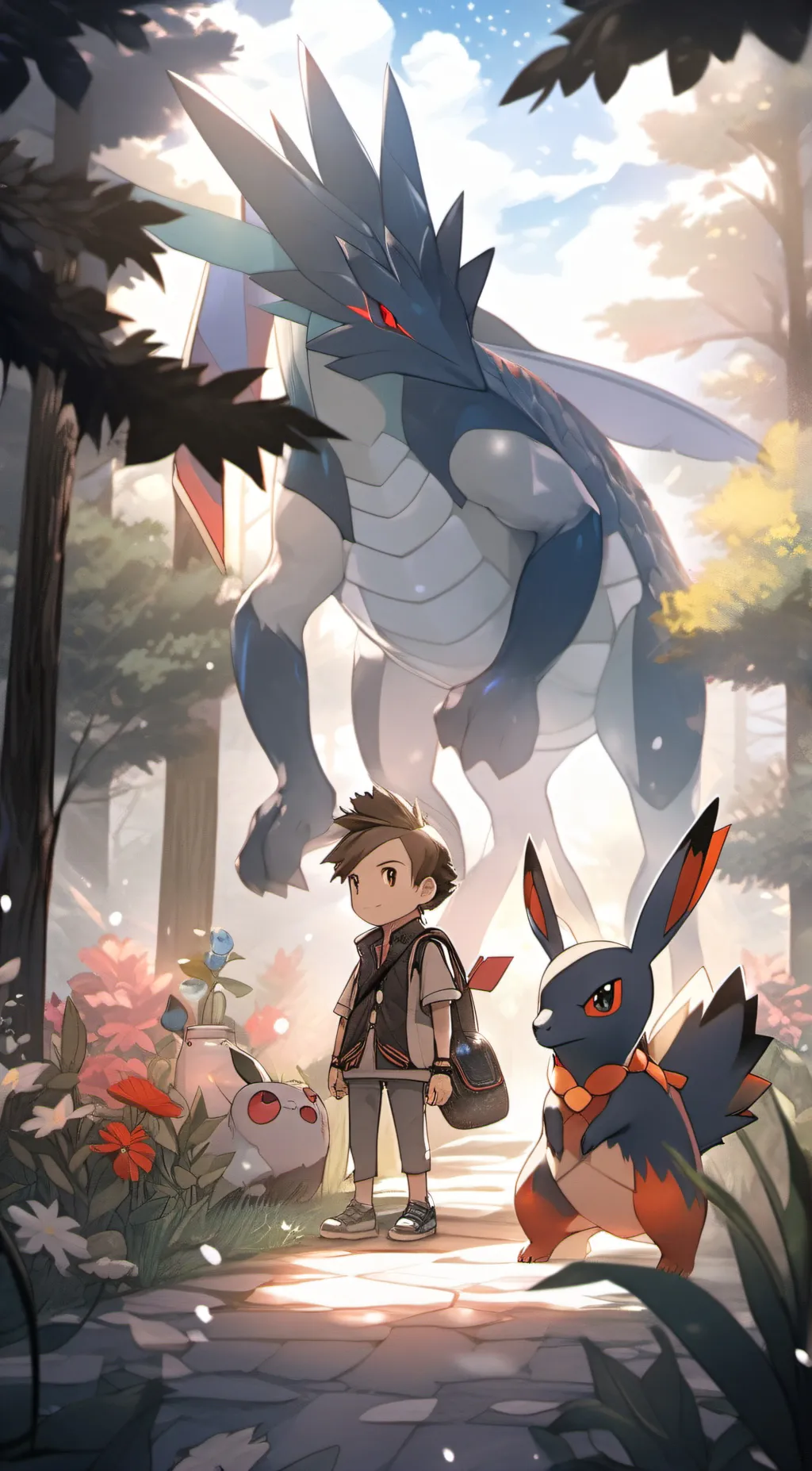 ai character: pokemon rpg background