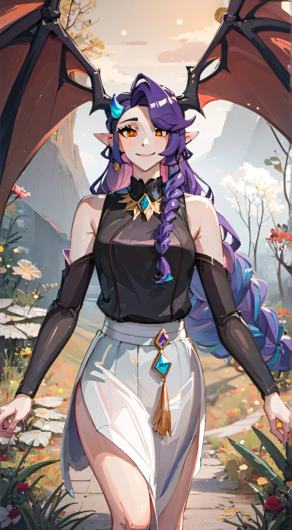 ai character: Zephora  background