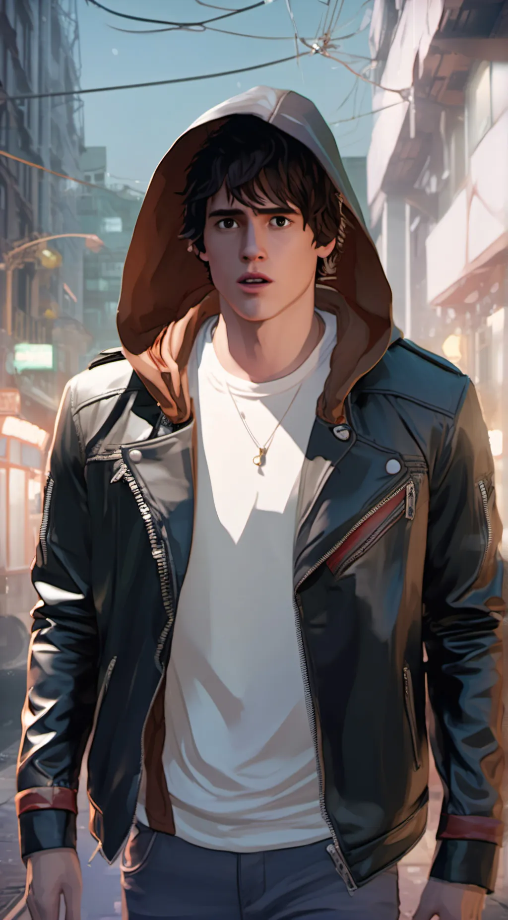 ai character: Luke  background