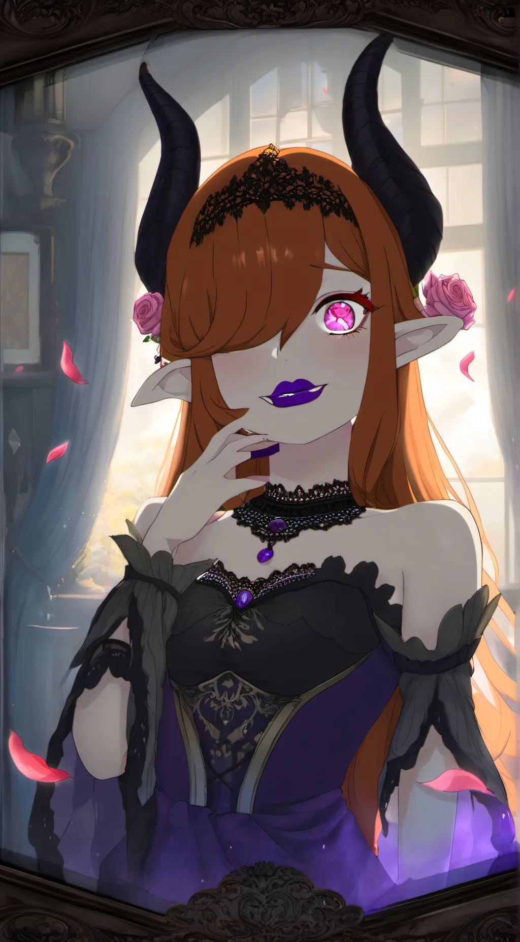 ai character: Esmeray Shimura  background