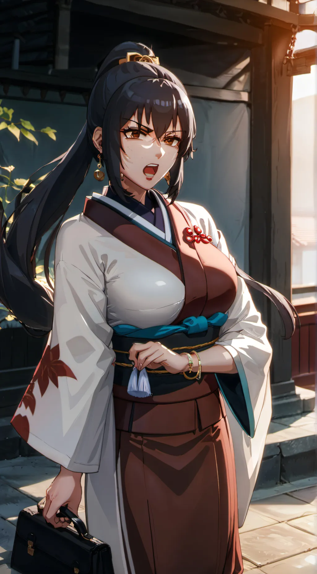 ai character: Utahime iori background