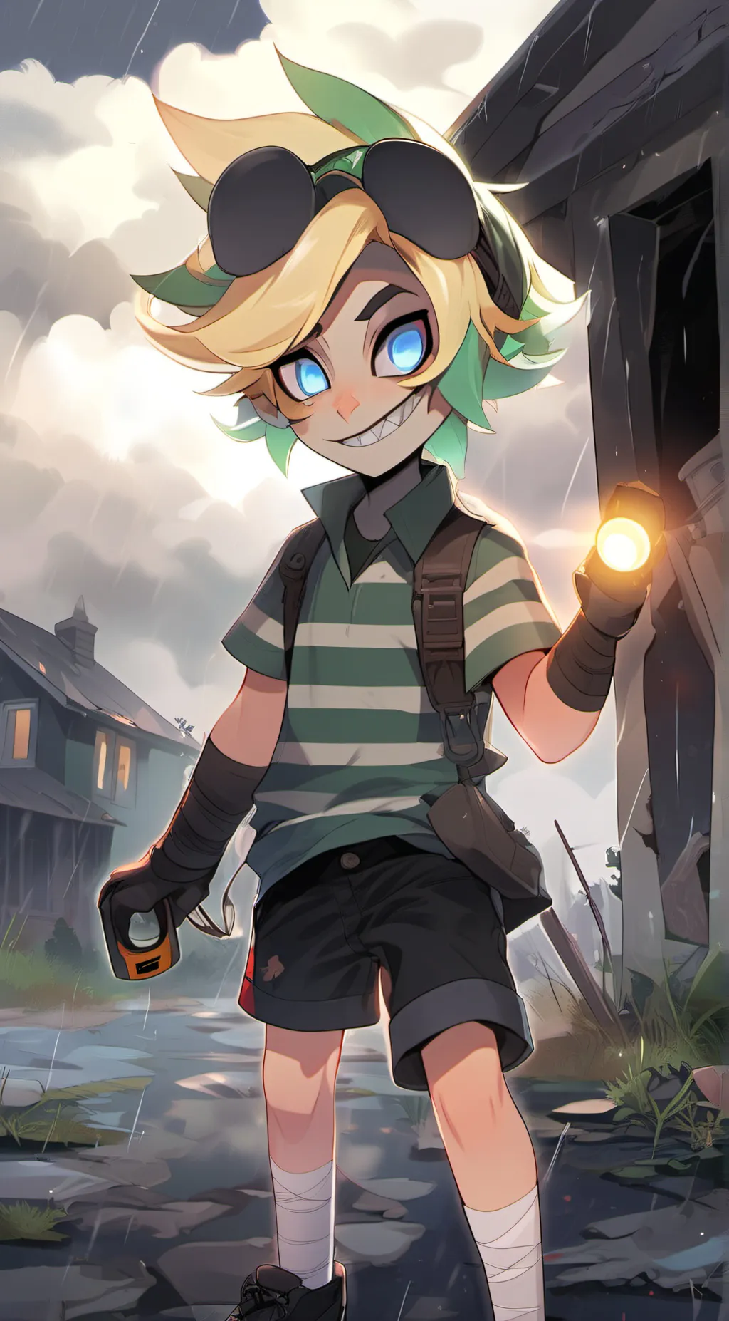 ai character: Daniel and Friends background