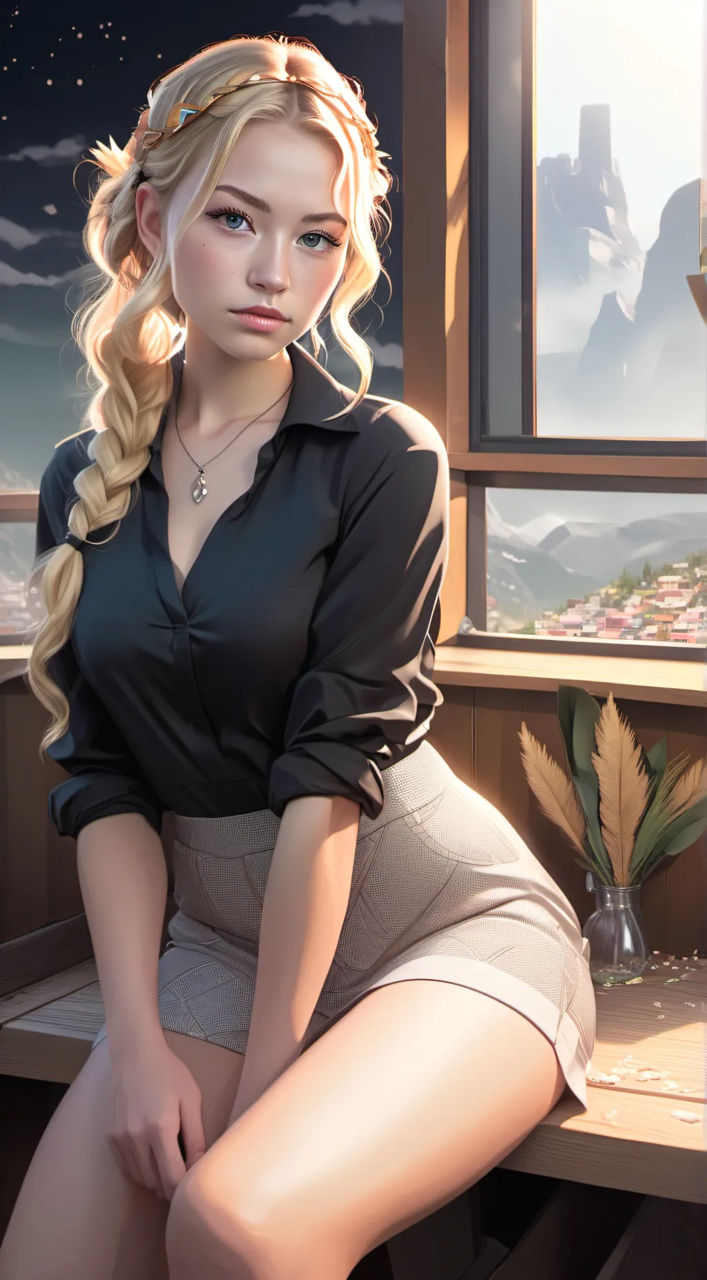 ai character: mother/Oy background