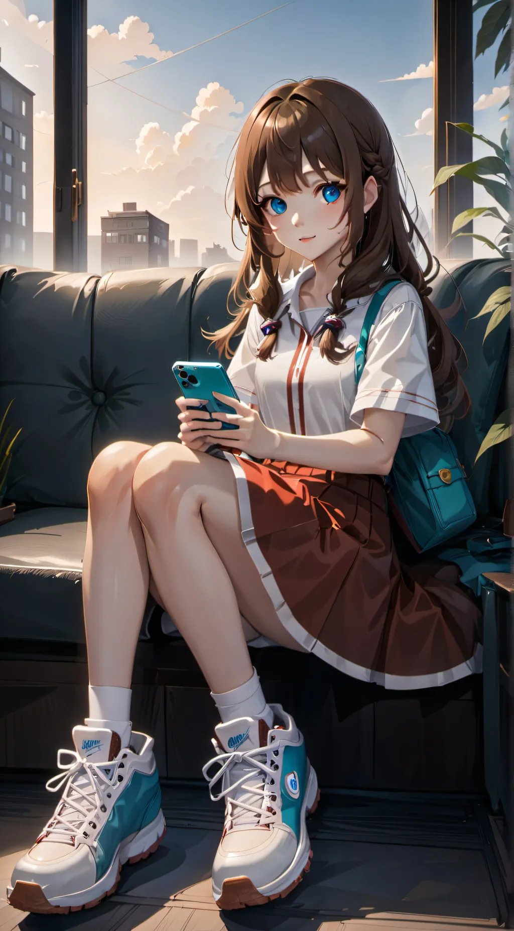 ai character: Nicole  background