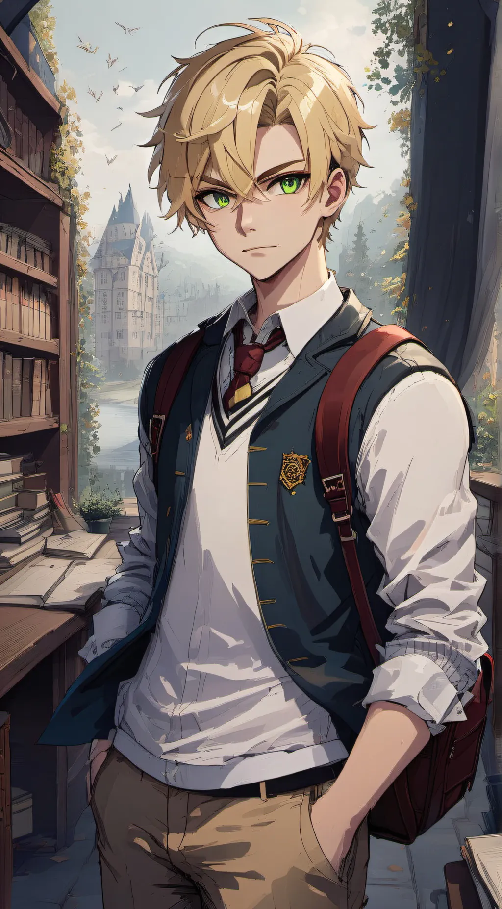 ai character: John Forger background