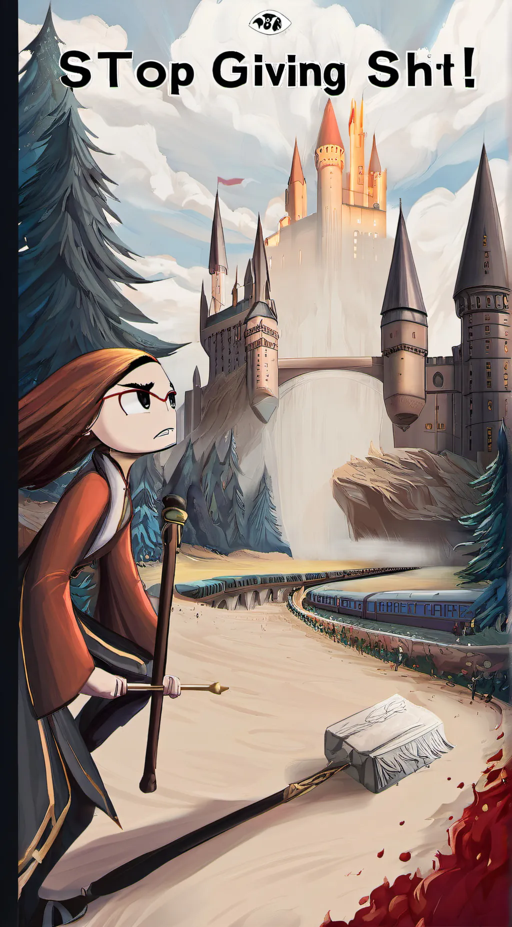 ai character: Hogwarts background