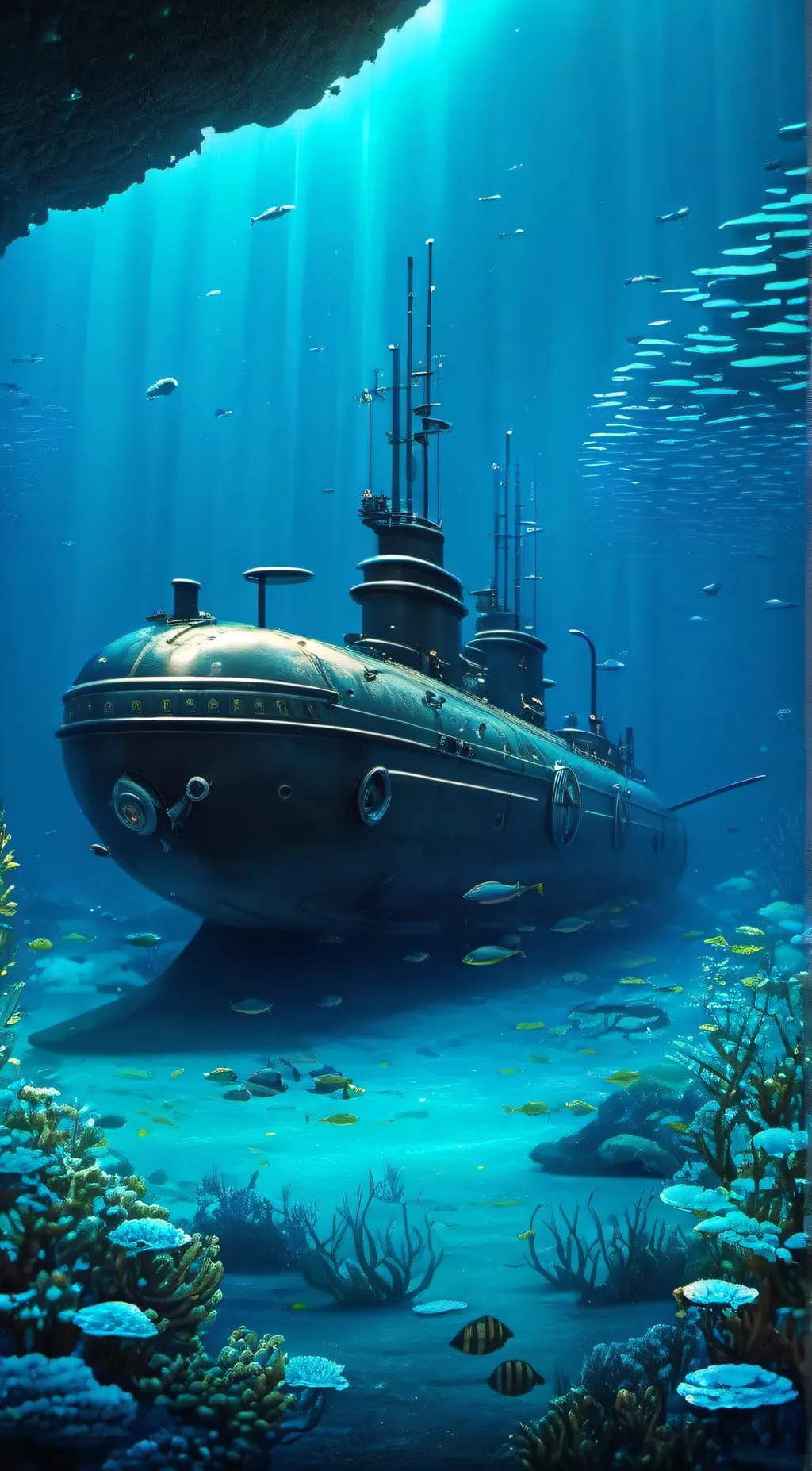 ai character: subnatica submarin background