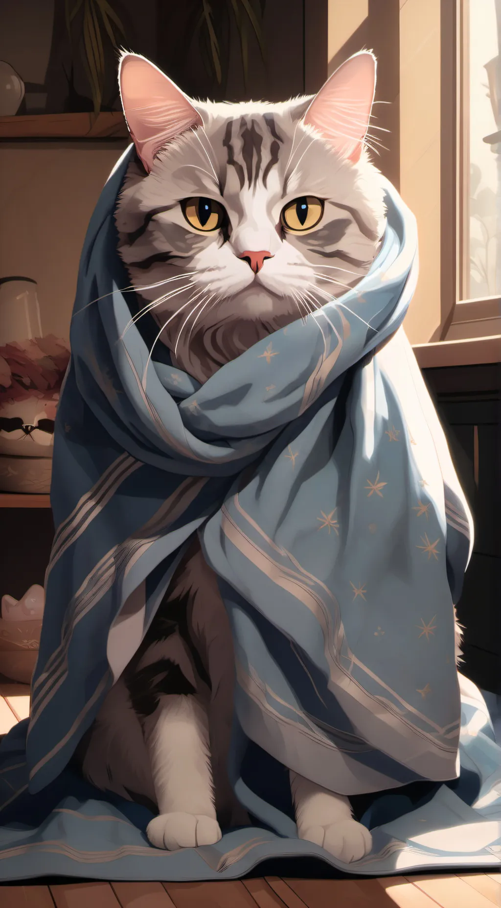 ai character: Sky background