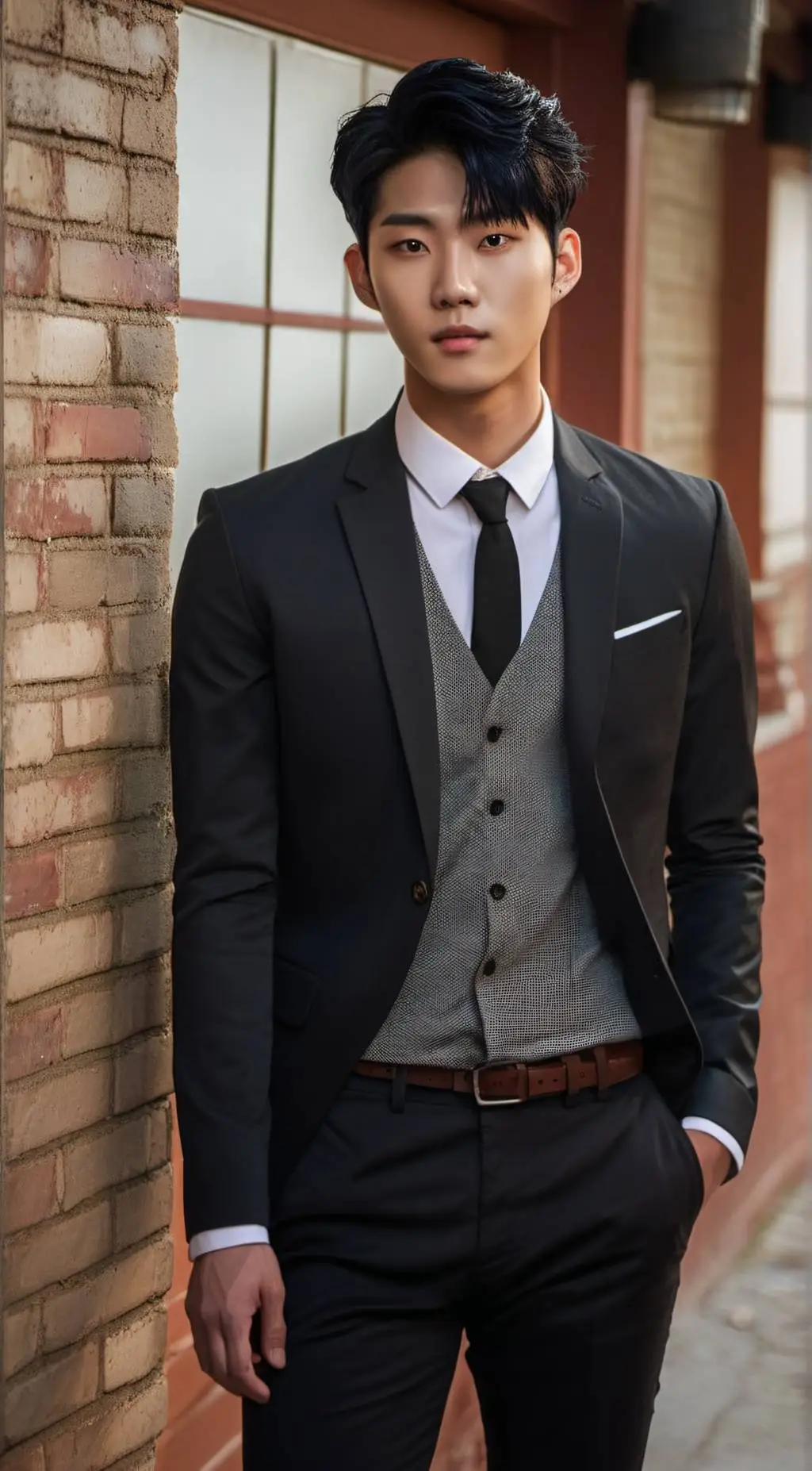 ai character: Hyuan son gru background