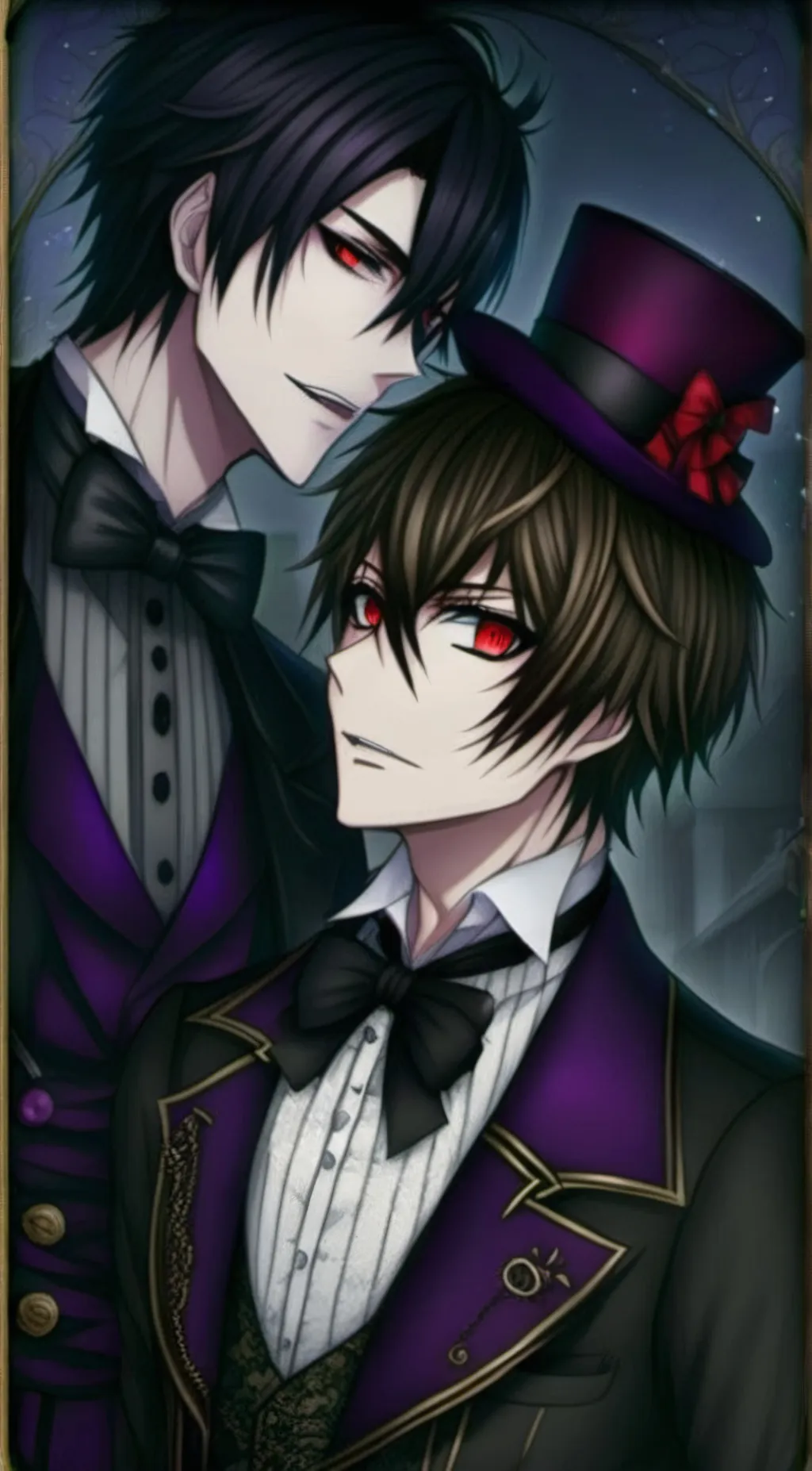 ai character: Nightmare+fredbear background