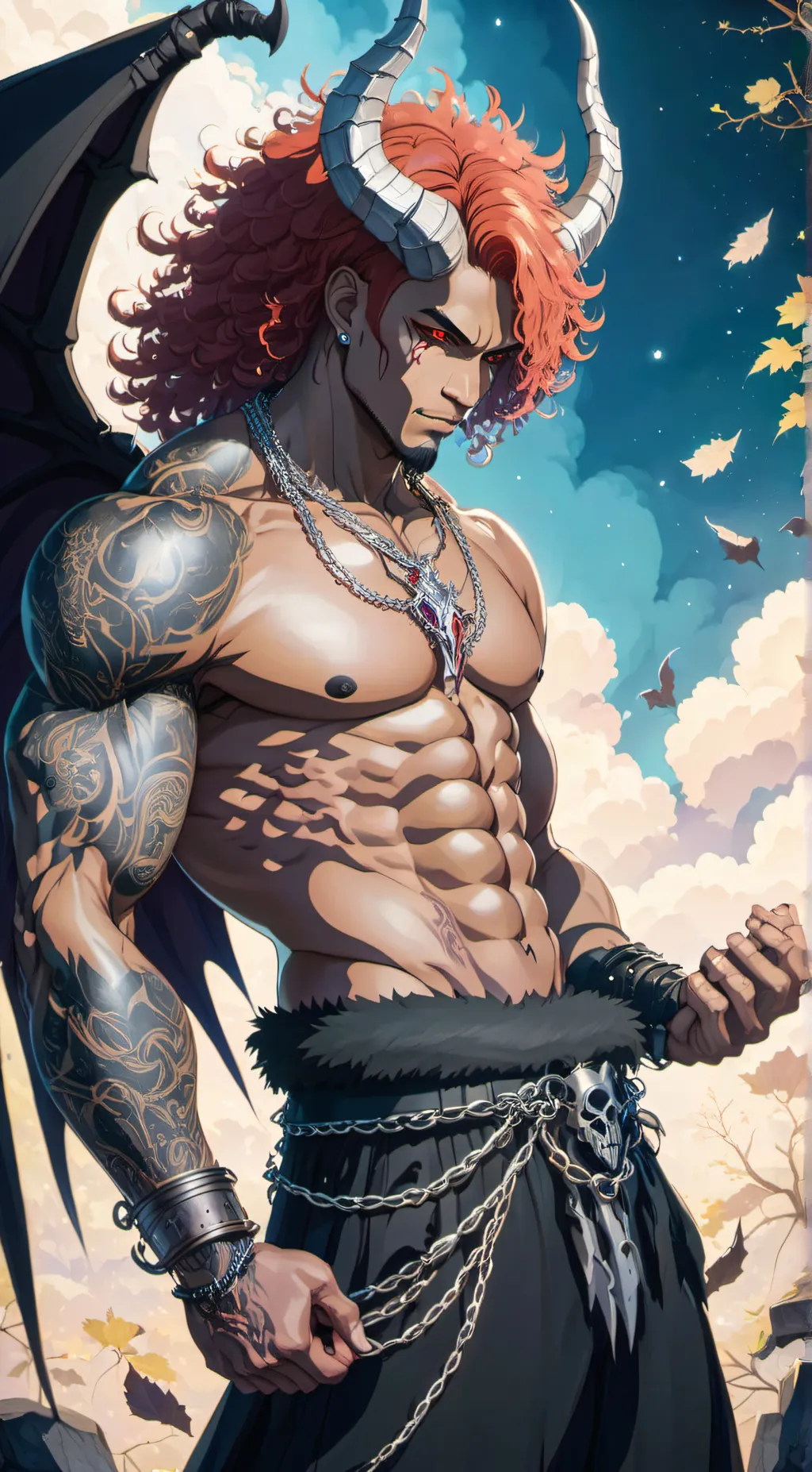 ai character: Devon, Blood God background