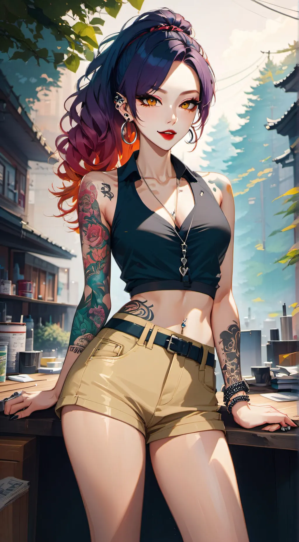 ai character: 싸구려 (ssagulyeo) background