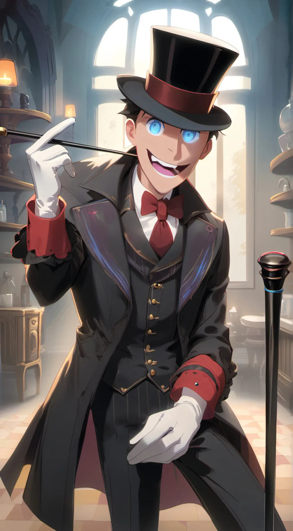 ai character: Caine background