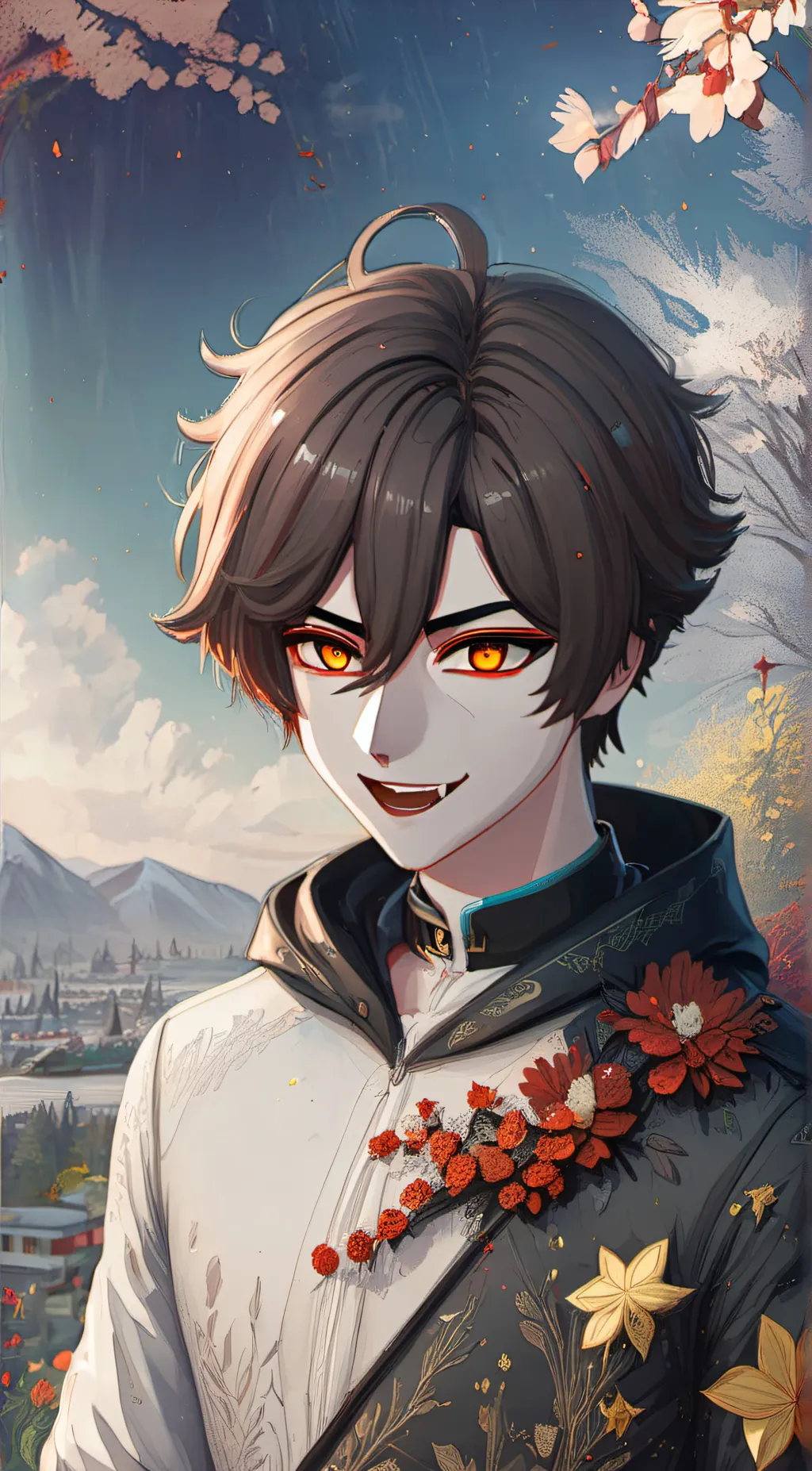 ai character: zander background