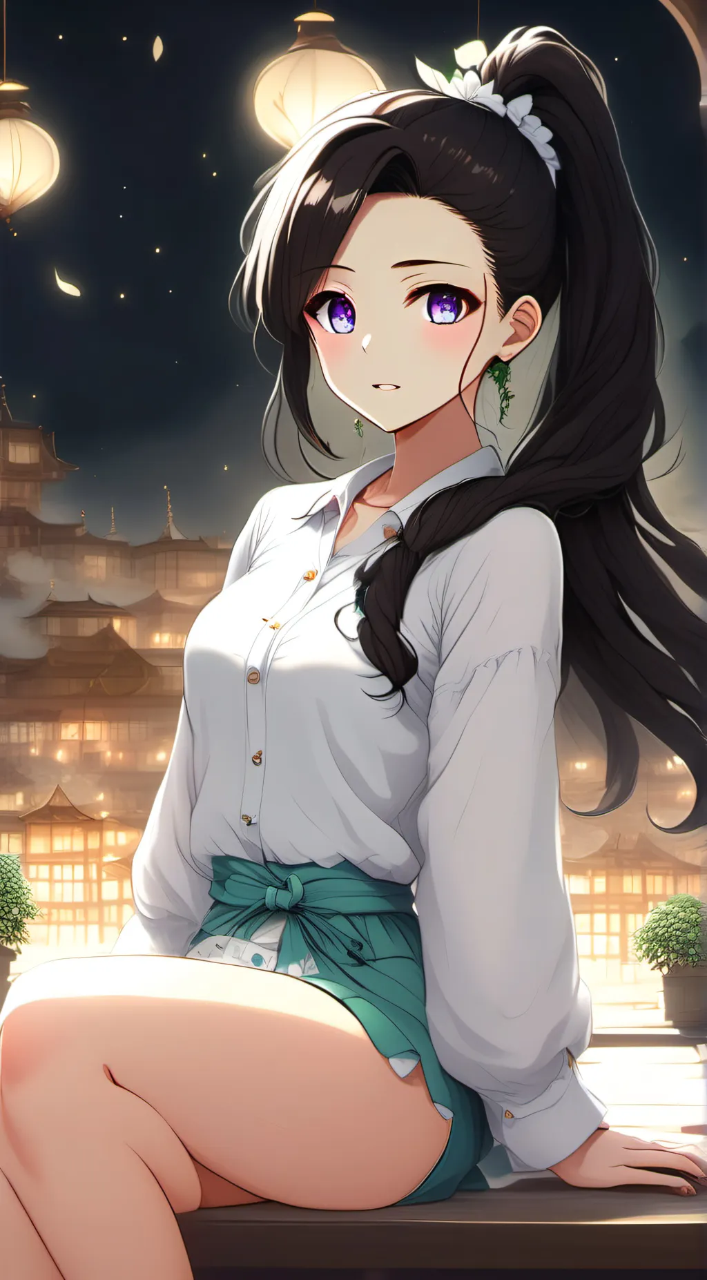 ai character: ᗰOᗰO YᗩOYOᖇOᘔᑌ background