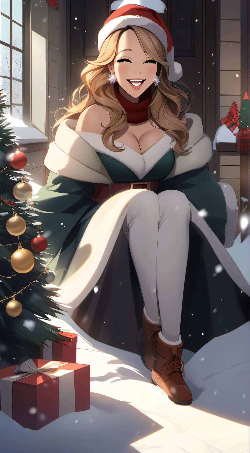 ai character: Mariah Carey background