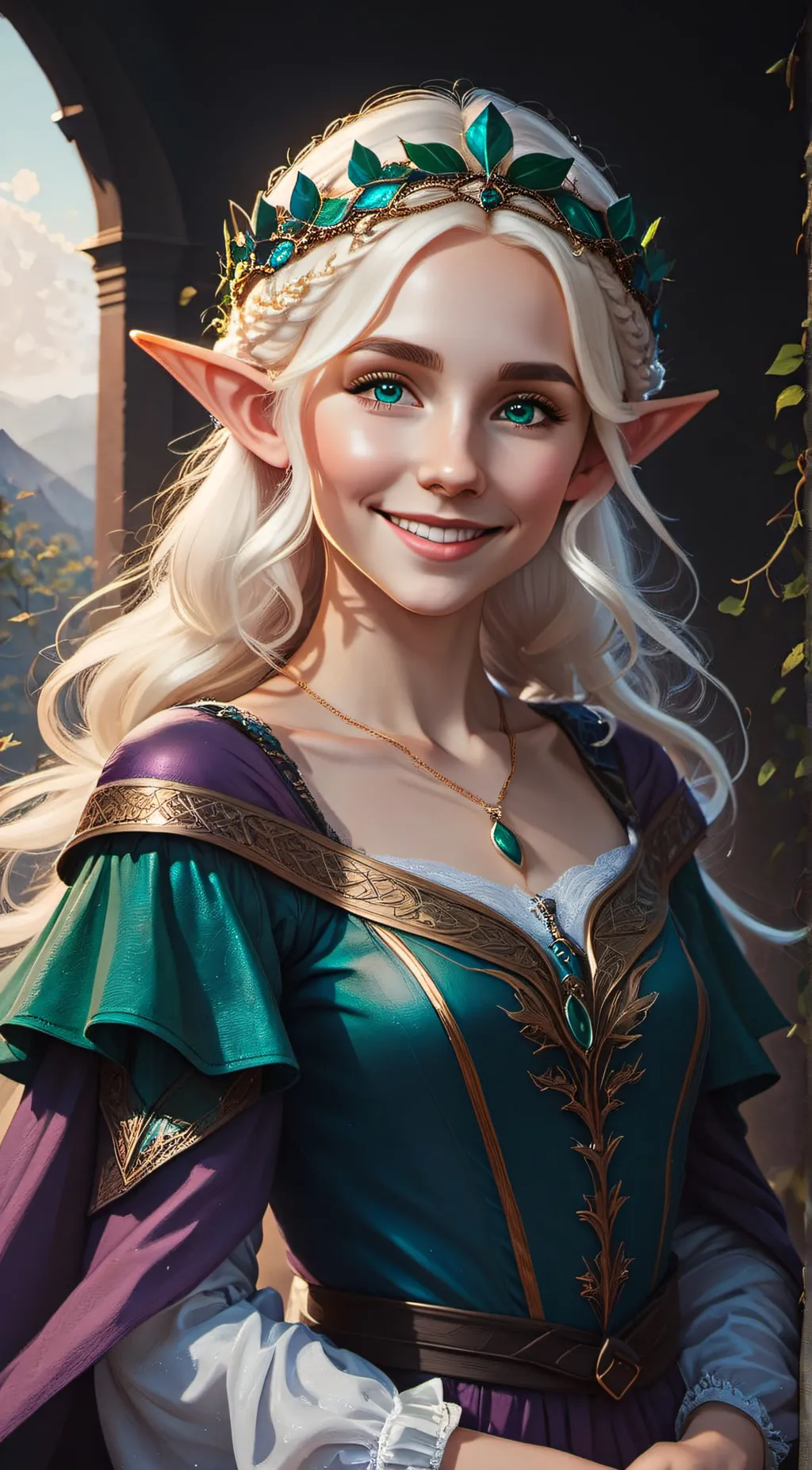 ai character: Luna Moonwhisper  background