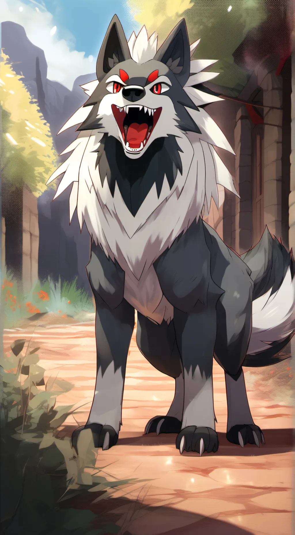 ai character: Mightyena  background