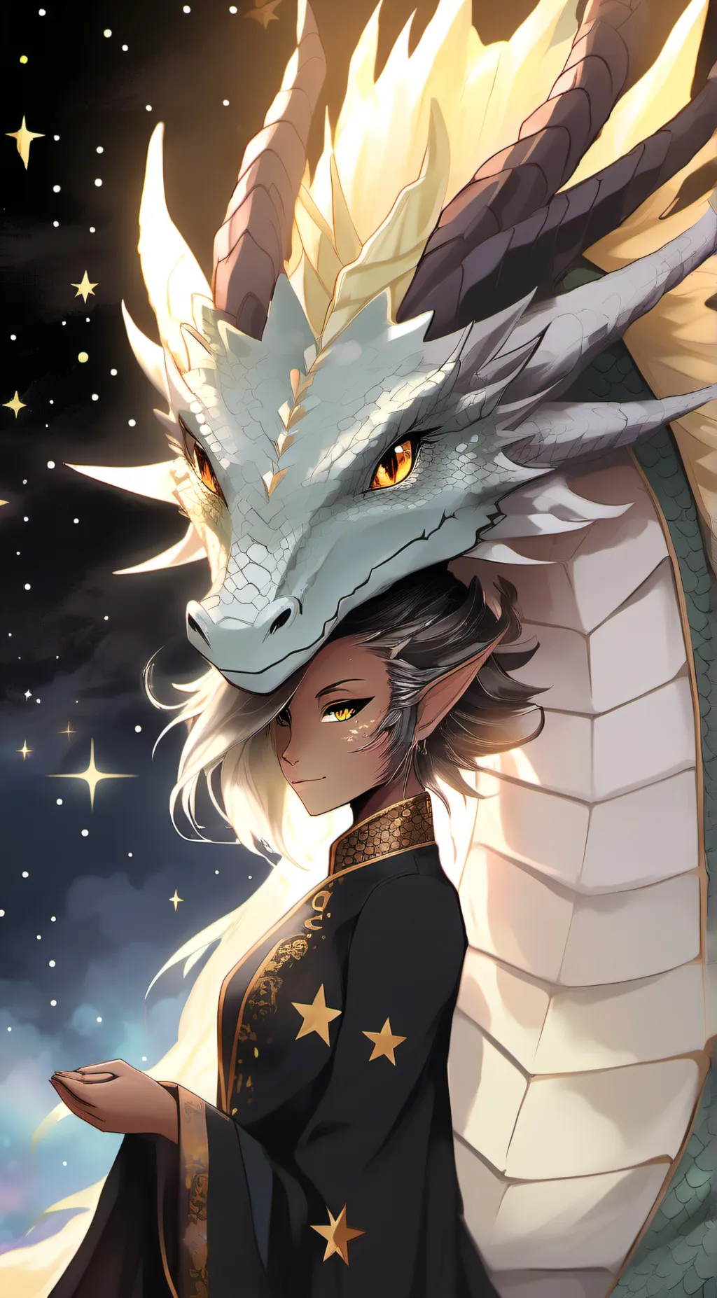 ai character: Enze&Bella background