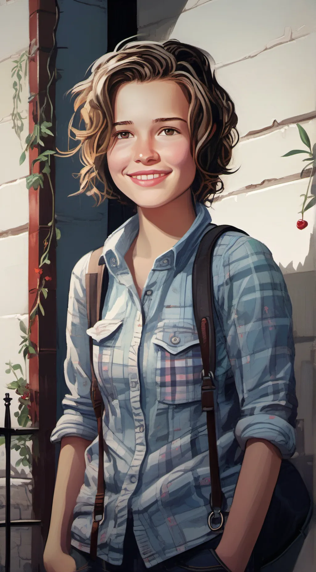 ai character: Lilly background