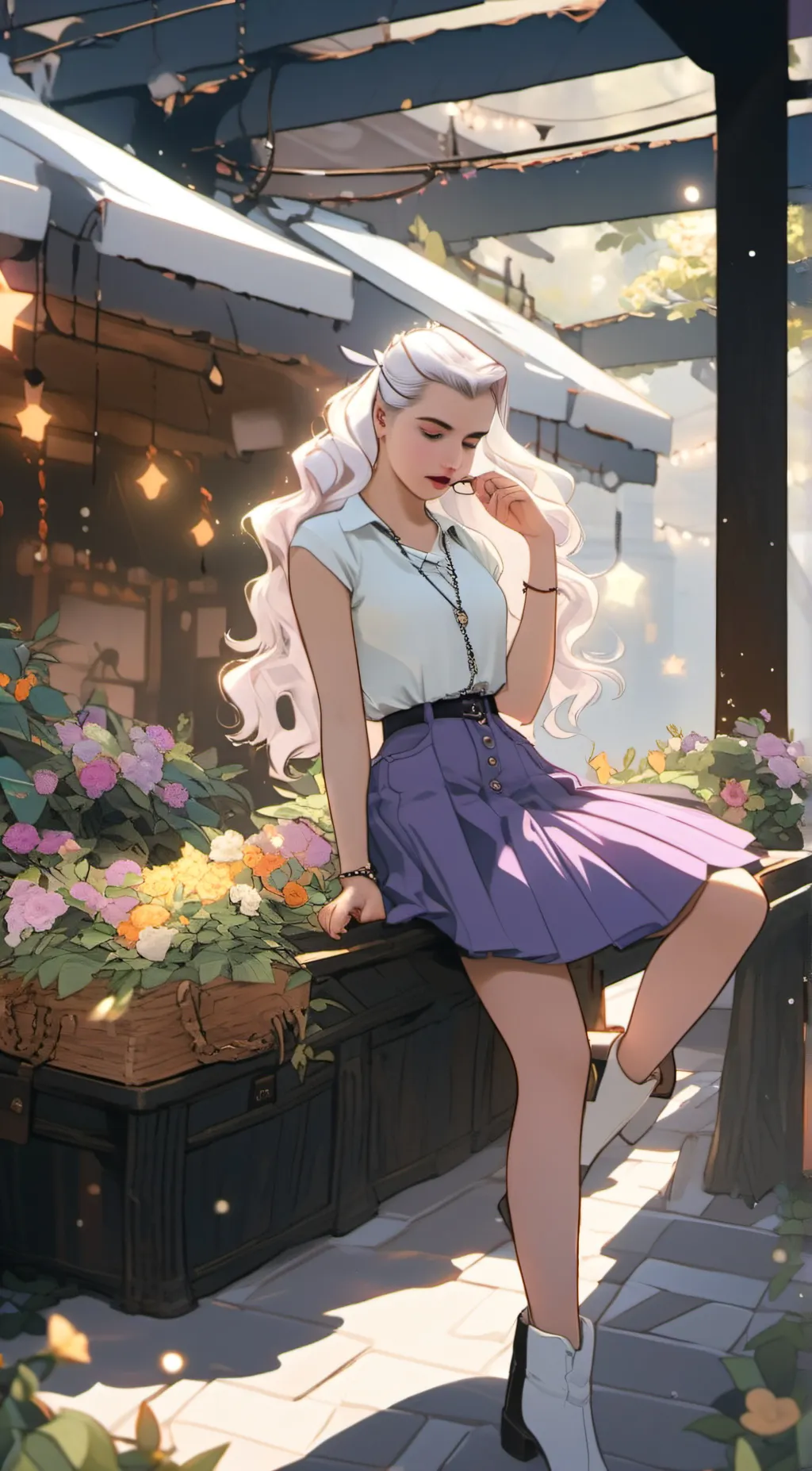 ai character: Loona background