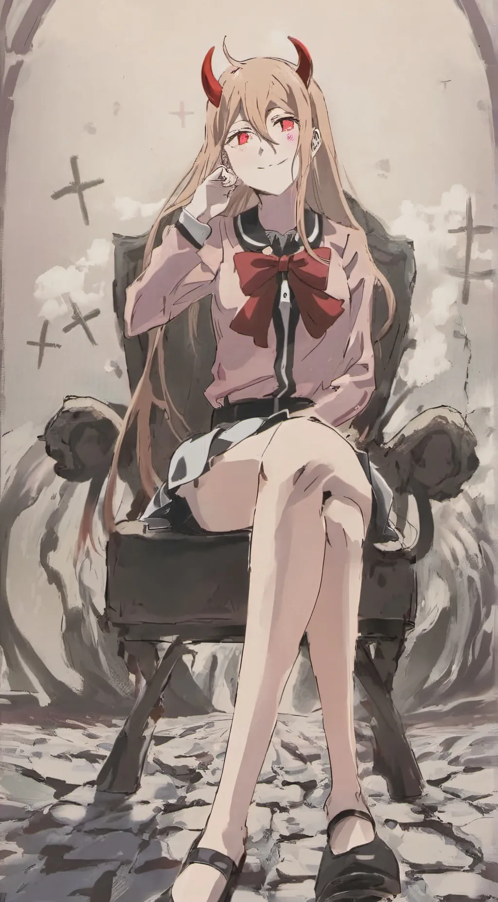 ai character: Power background