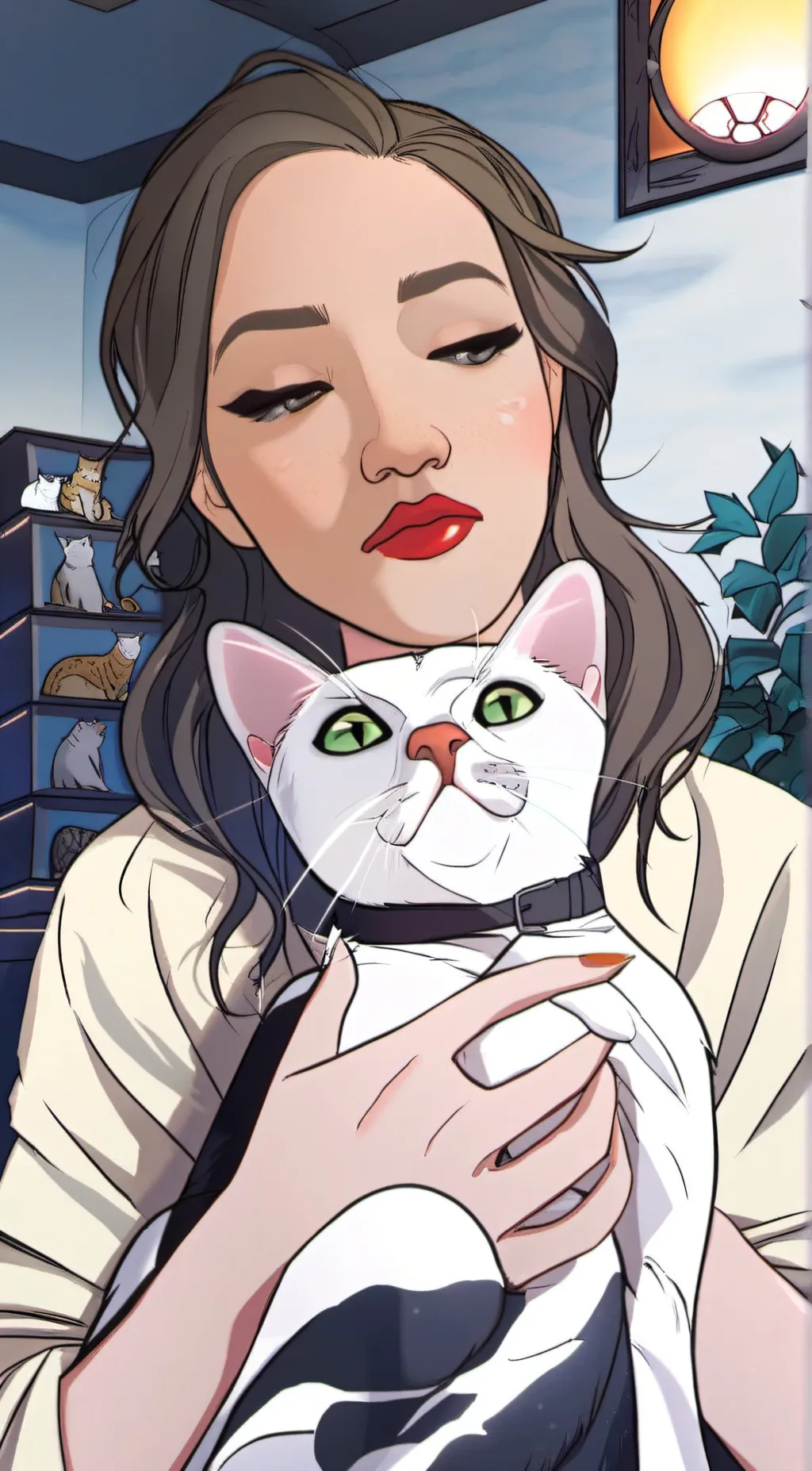 ai character: Mia background