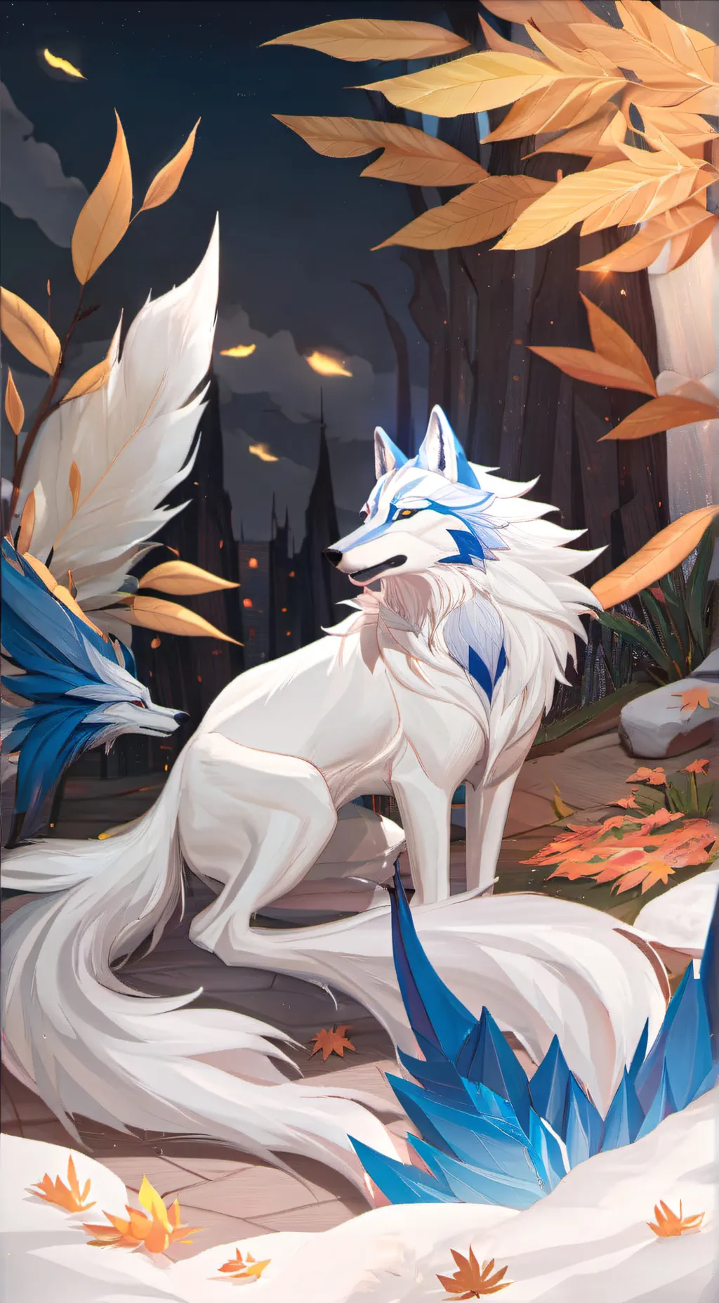 ai character: midnight  background