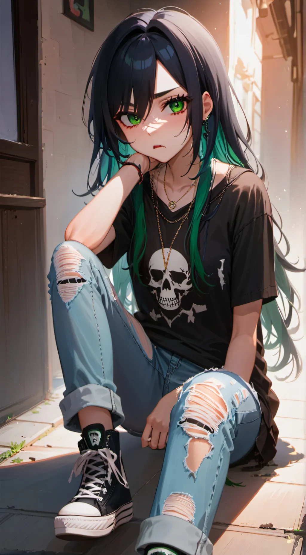 ai character: Allegra background