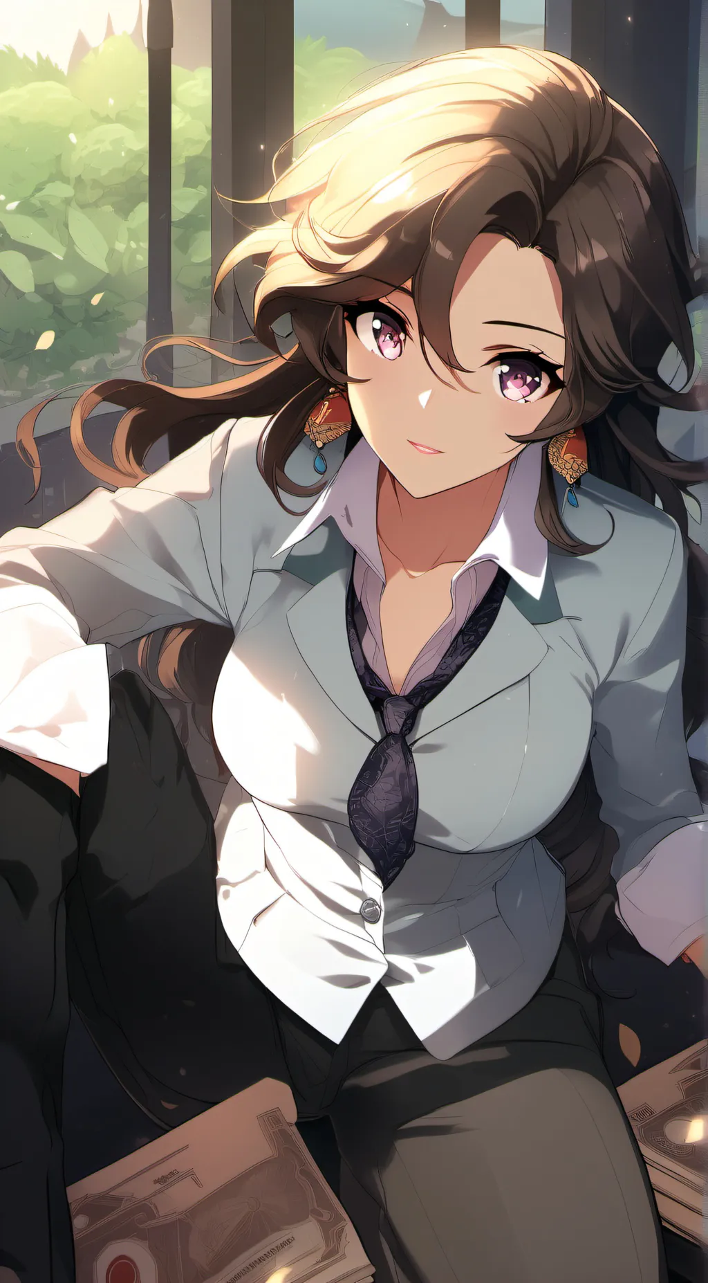 ai character: sarah background