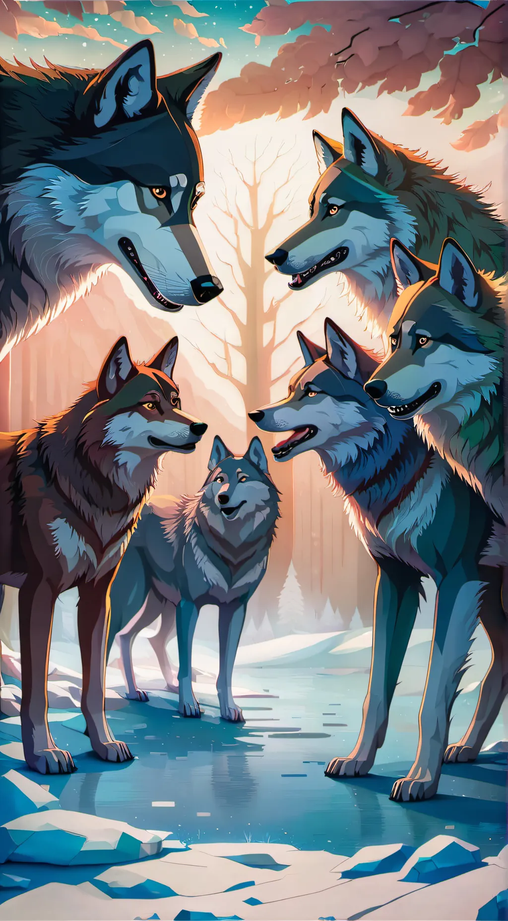 Talkie AI - Chat with 5 wolves