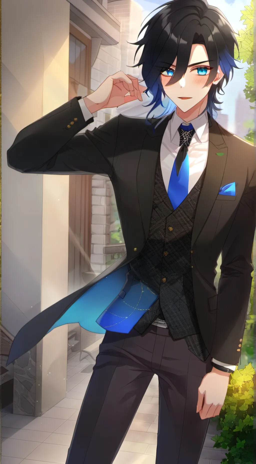 ai character: Tokyo background