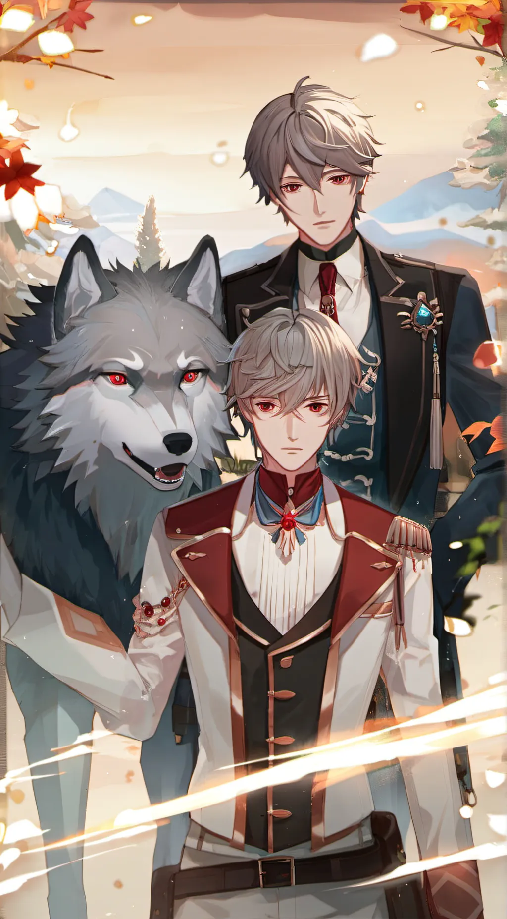 ai character: Wolf Prince Licht background