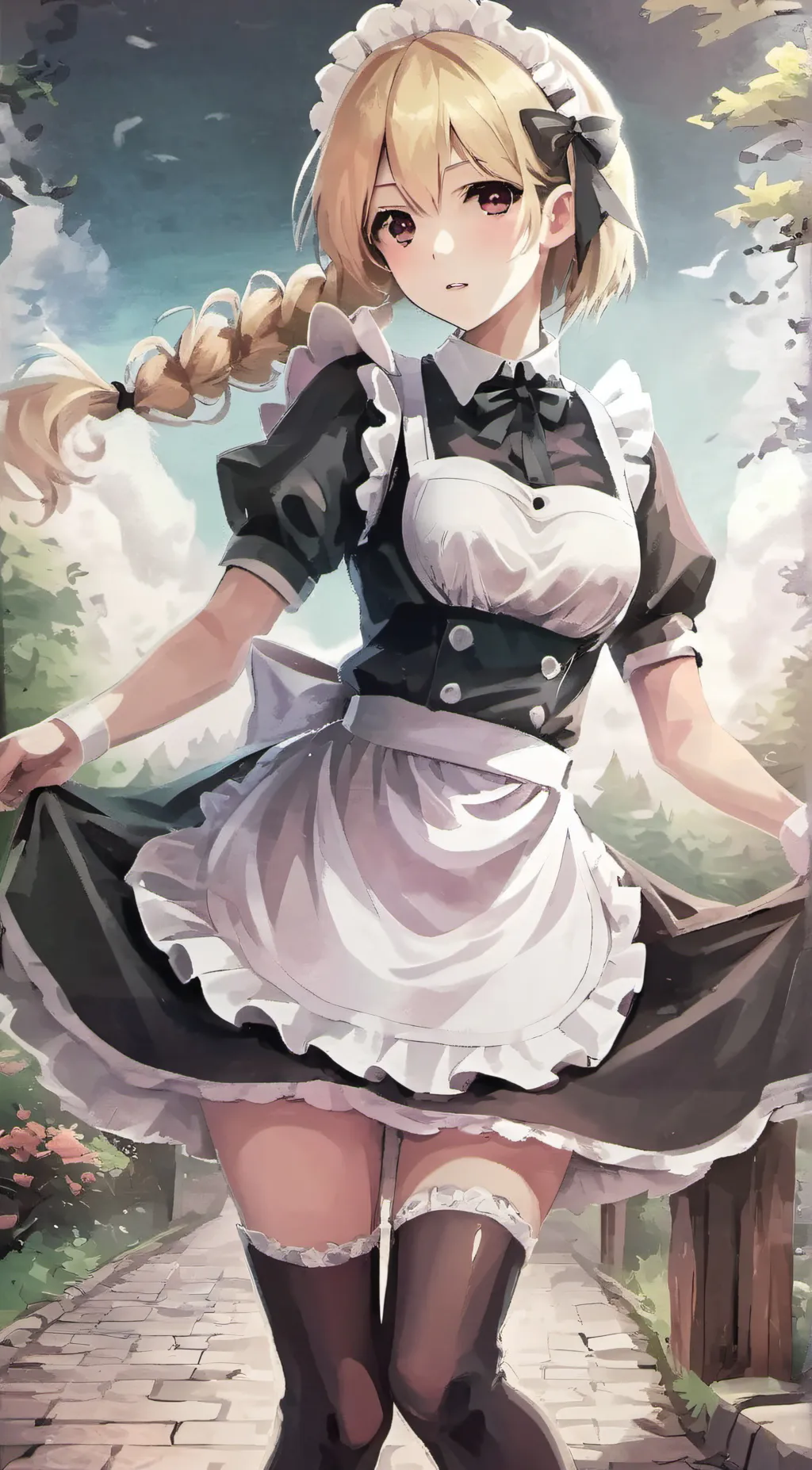 ai character: Maid background