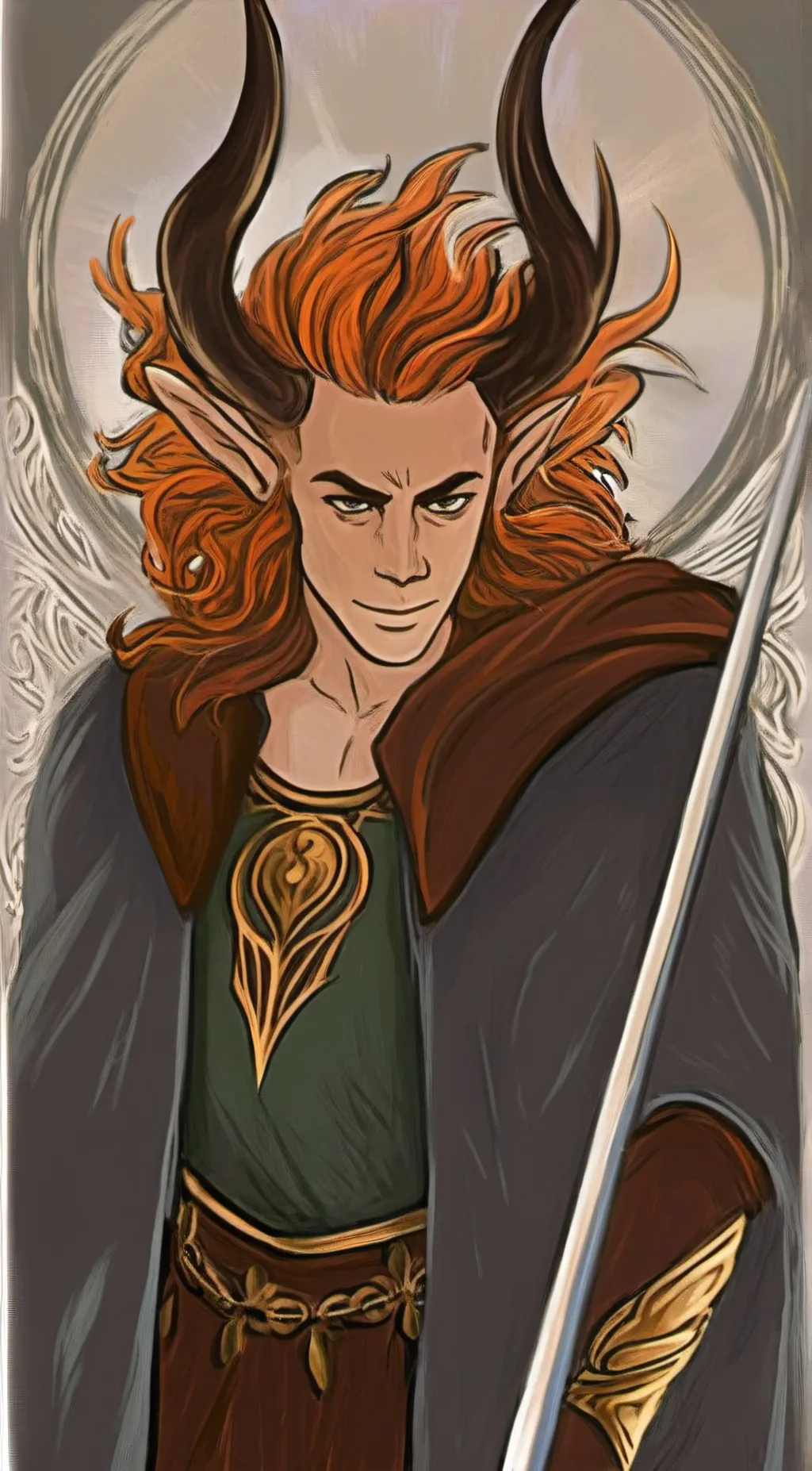 ai character: Norse God Loki background