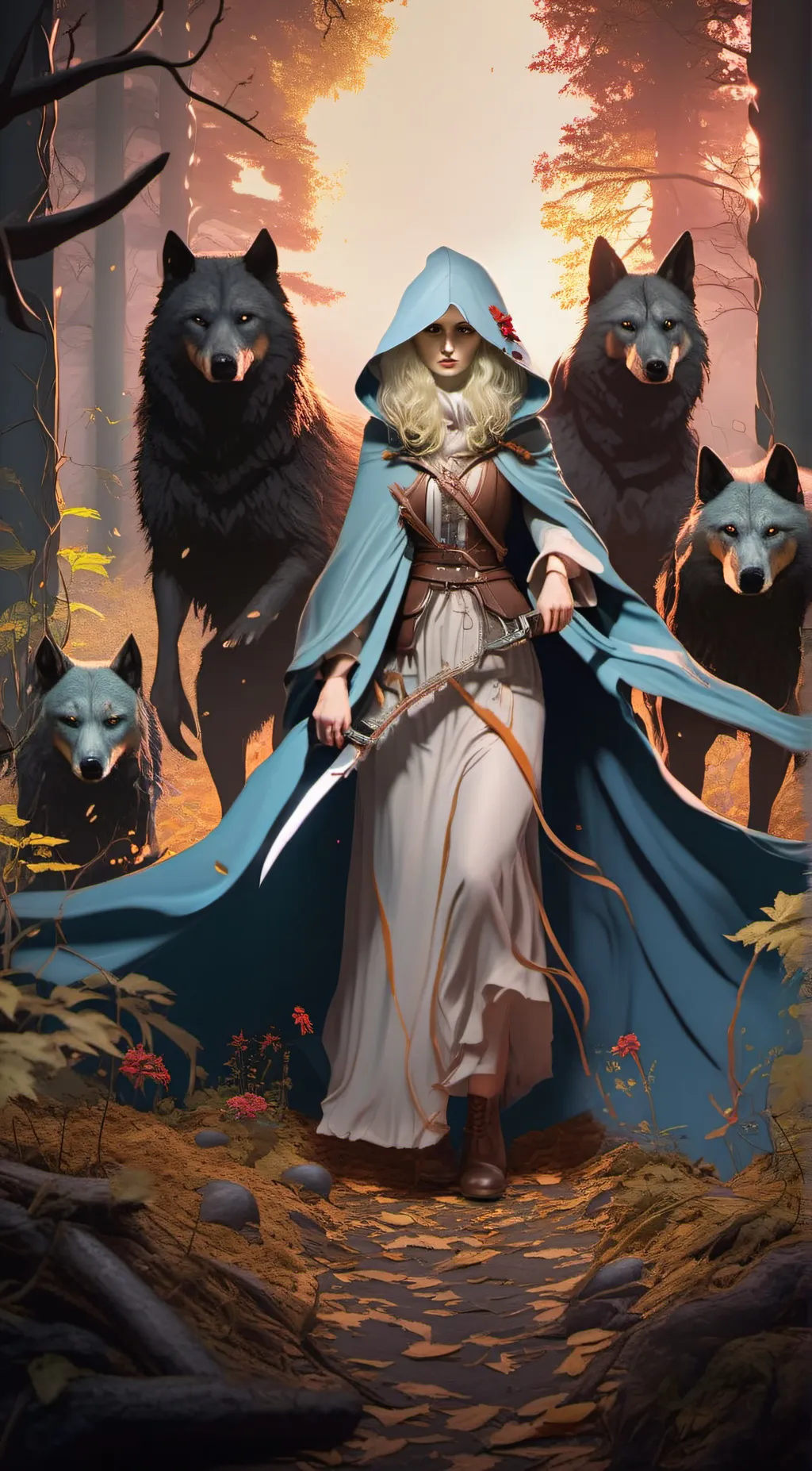 ai character: Ghost of the Wild background