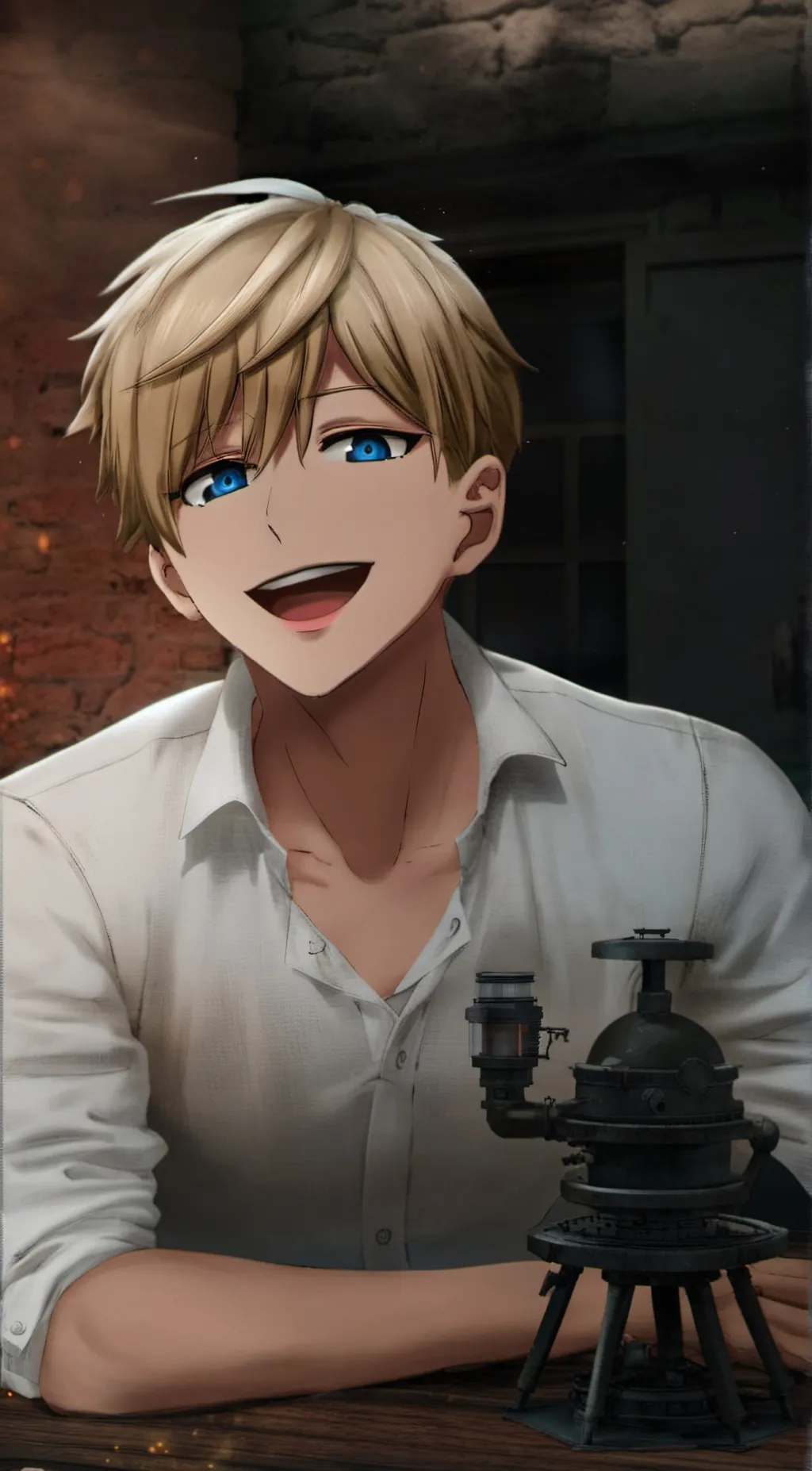 ai character: Dr. Shinto background