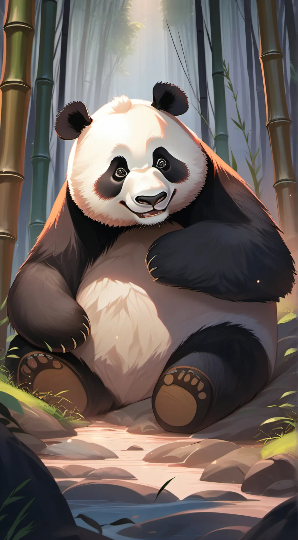 ai character: Pandy background